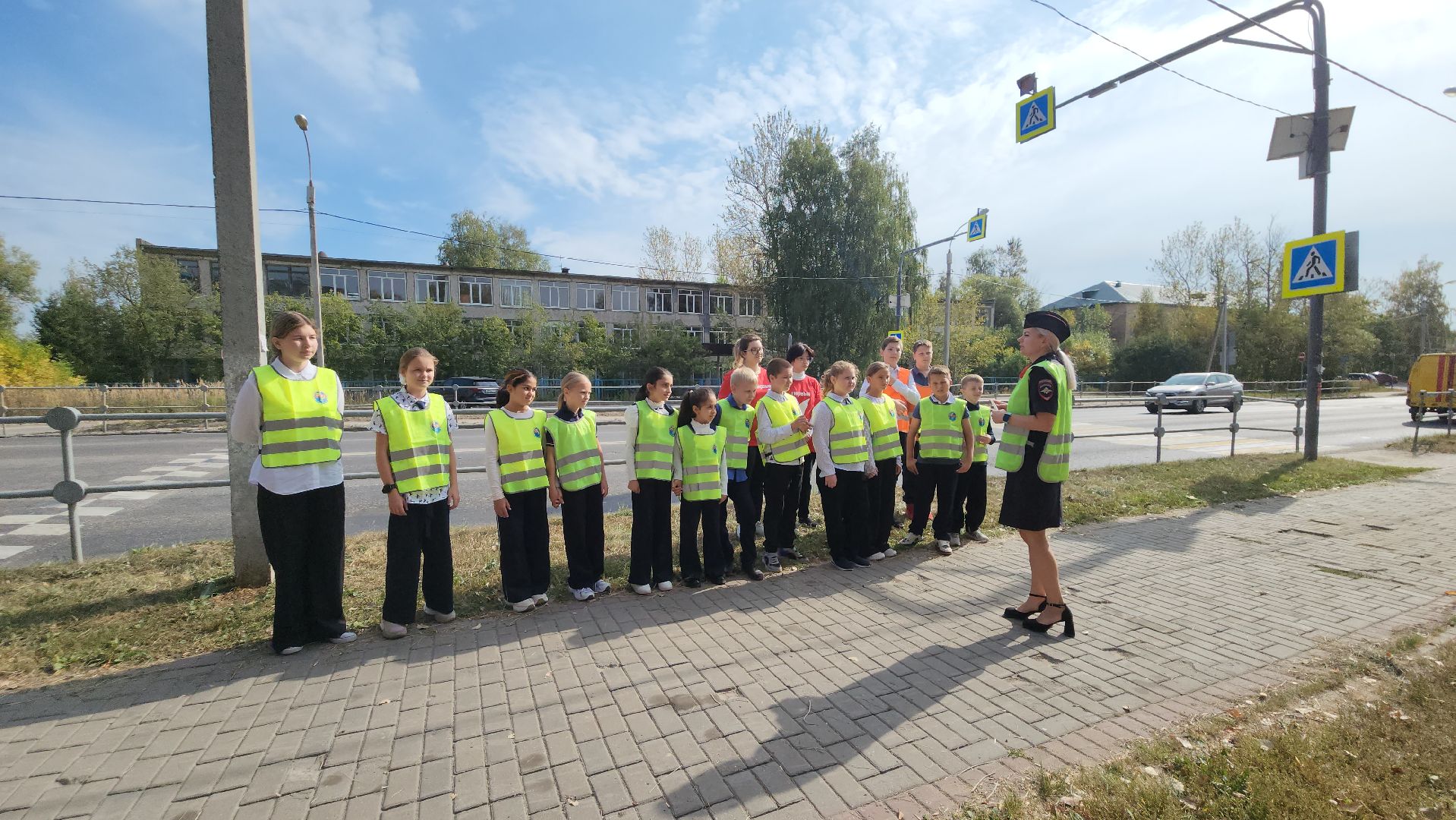 егорьевск, дети, урок, беседа, экскурсии, безопасность, дорожное движение,