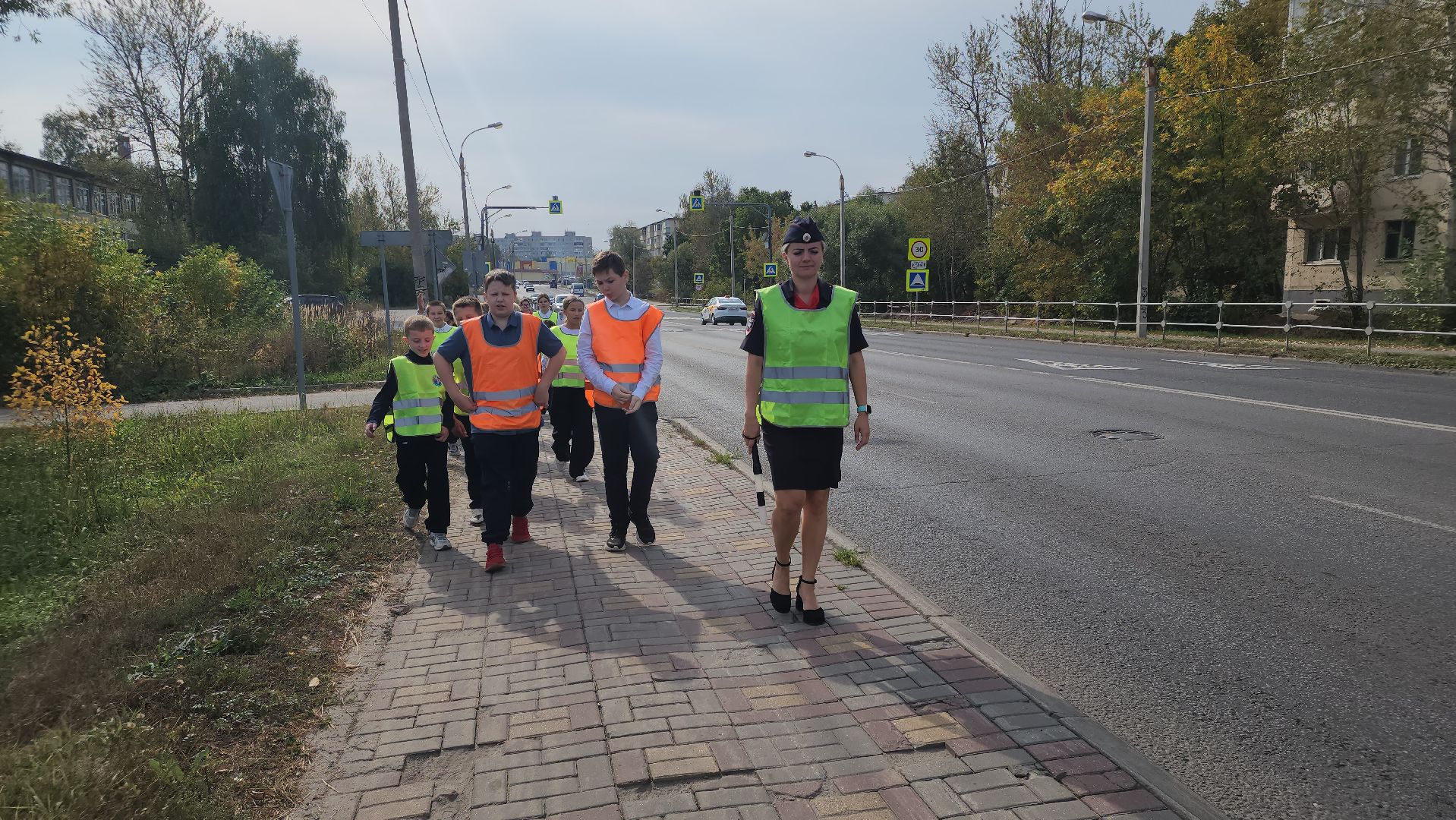 егорьевск, дети, урок, беседа, экскурсии, безопасность, дорожное движение,