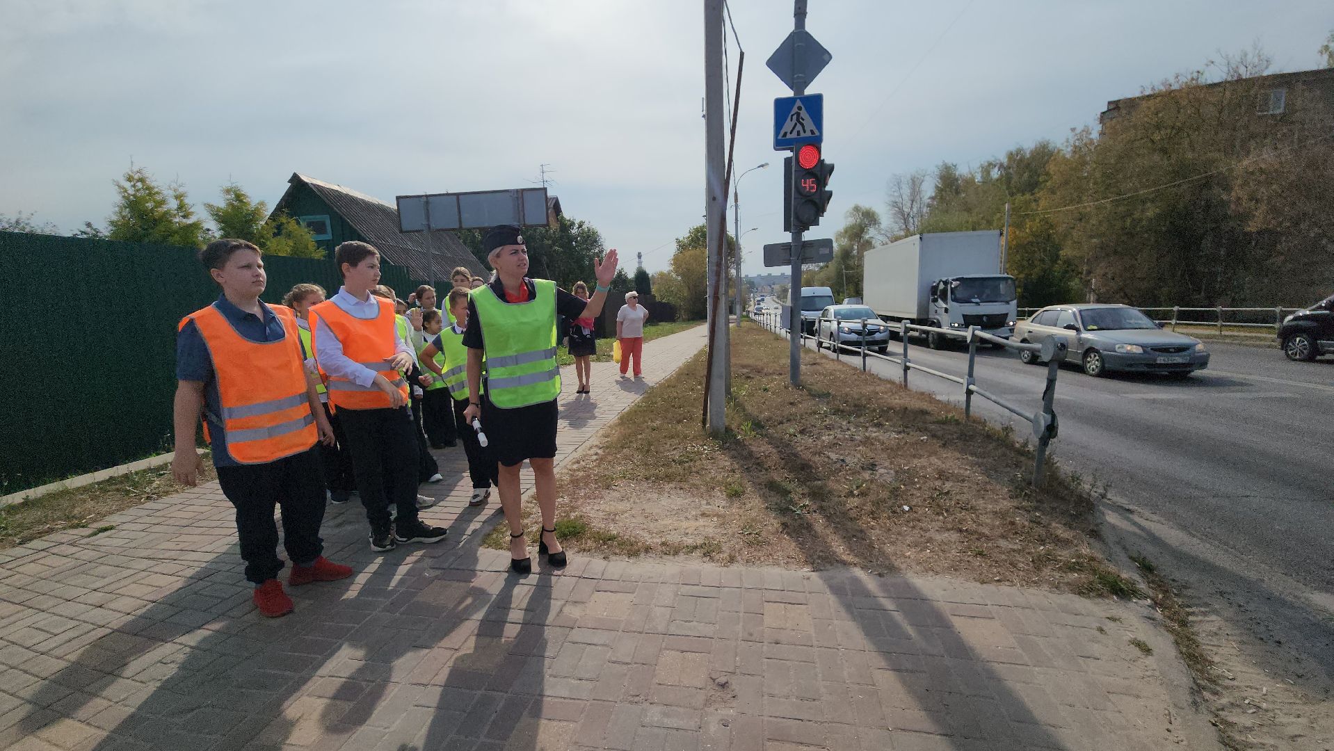 егорьевск, дети, урок, беседа, экскурсии, безопасность, дорожное движение,