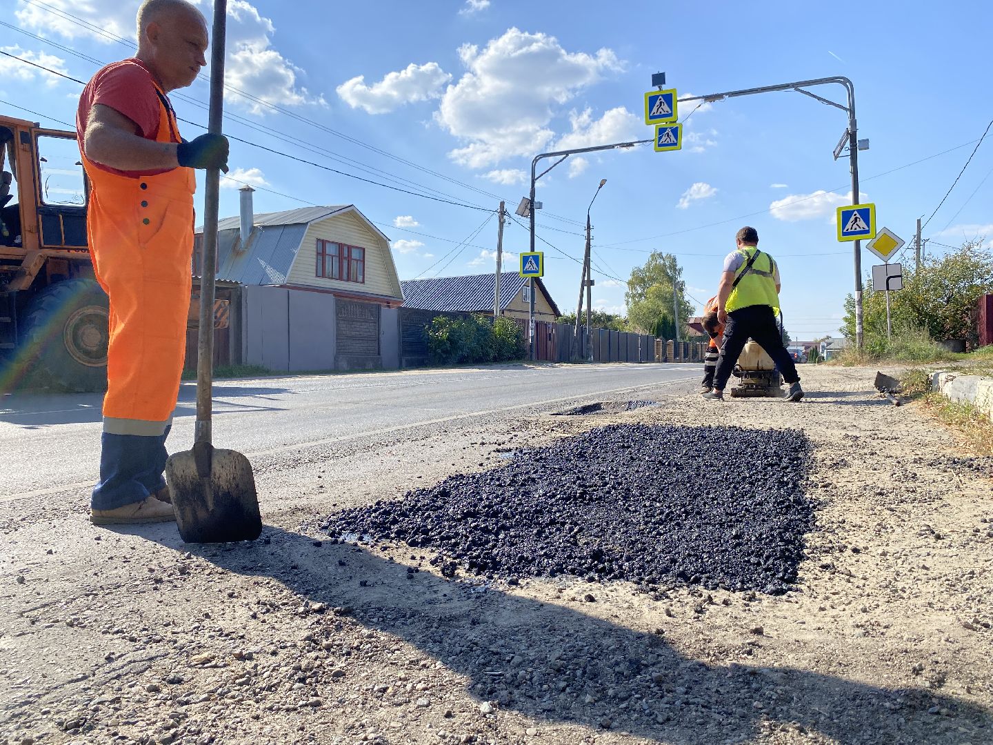 Коломна, Дороги, ямочный ремонт,