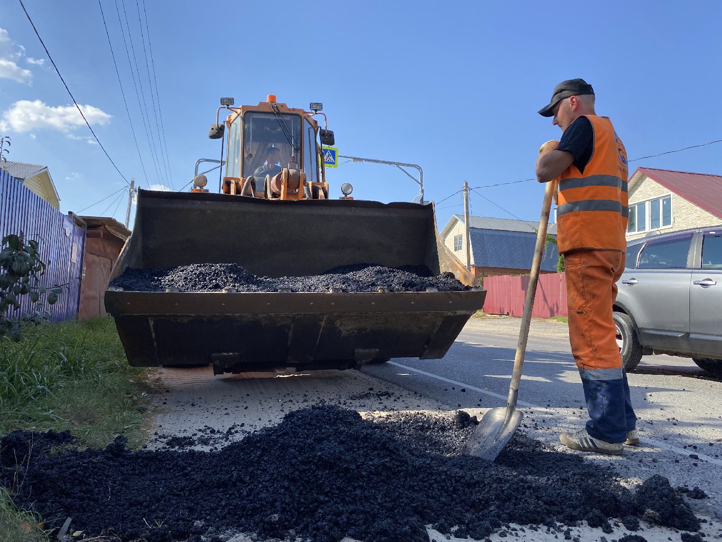 Коломна, Дороги, ямочный ремонт,