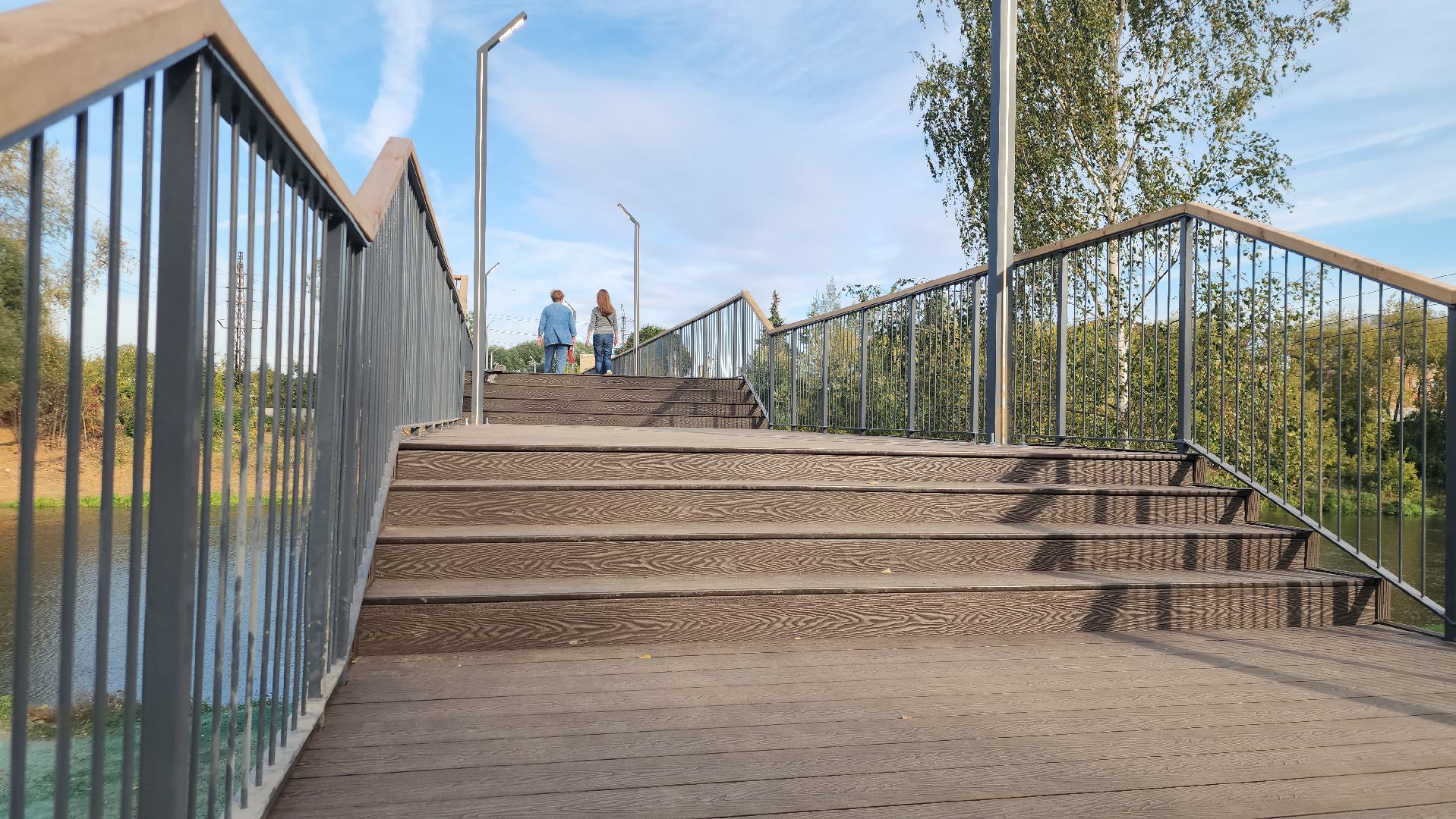 Павловский Посад, Городской округ Павловский Посад, люди, жители, мост, благоустройство,