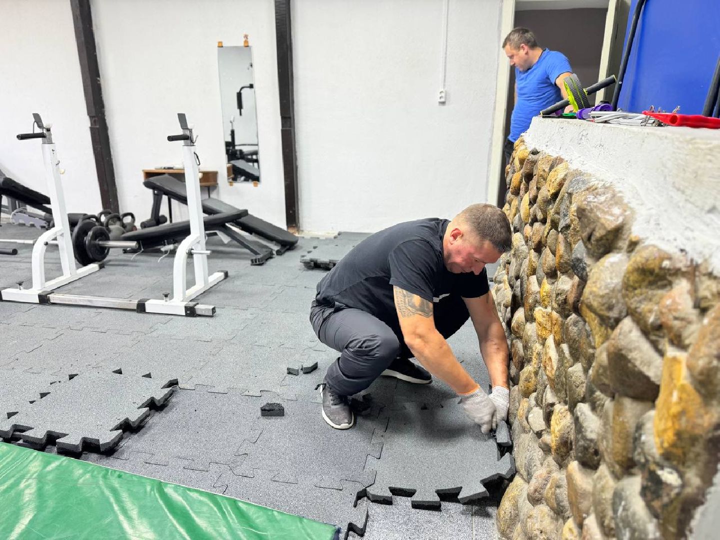 фитнес, покрытие, бригада рабочих, городской округ восход, безопасность,