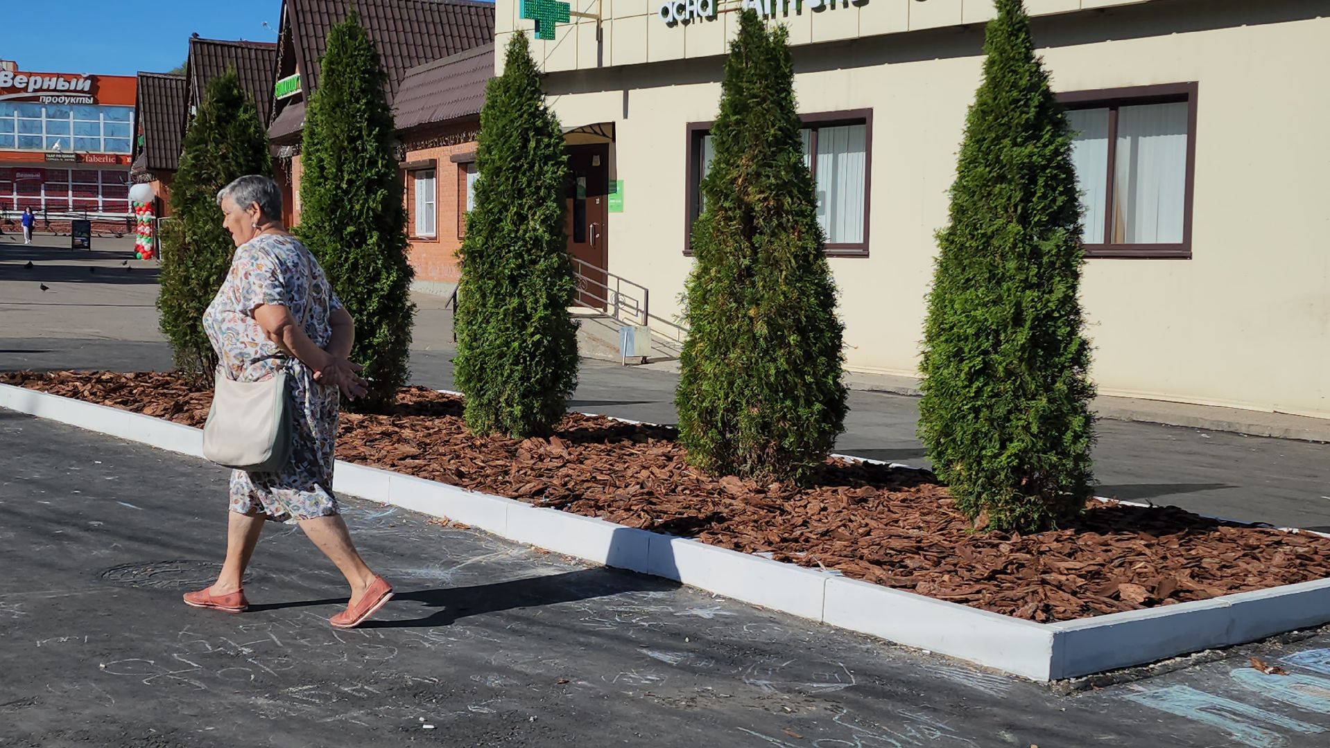 Площадь, цветники, Благоустройство, Лобня,