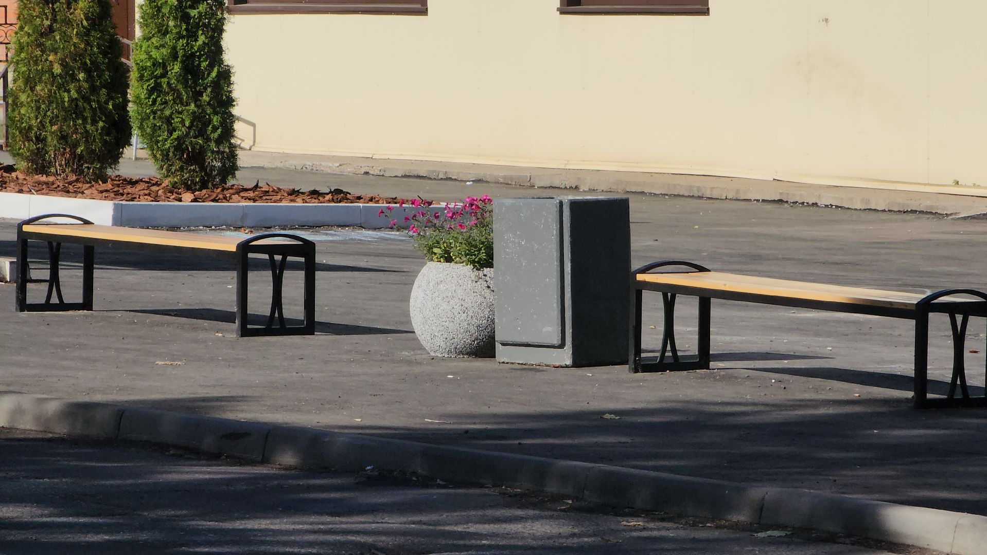 Площадь, цветники, Благоустройство, Лобня,