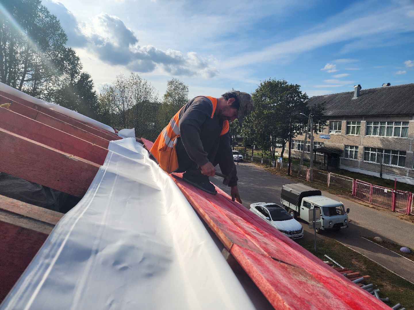 волоколамск, Гряды, капитальный ремонт крыши,