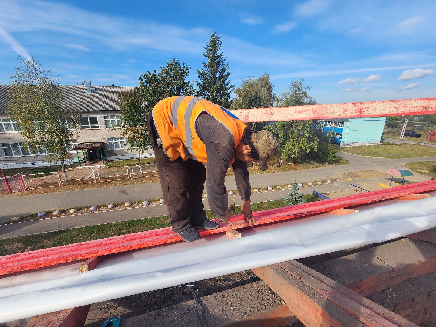 волоколамск, Гряды, капитальный ремонт крыши,