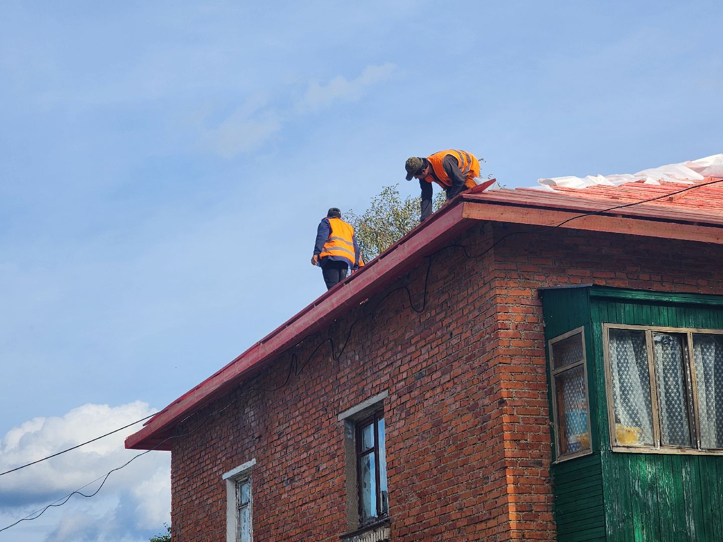 волоколамск, Гряды, капитальный ремонт крыши,