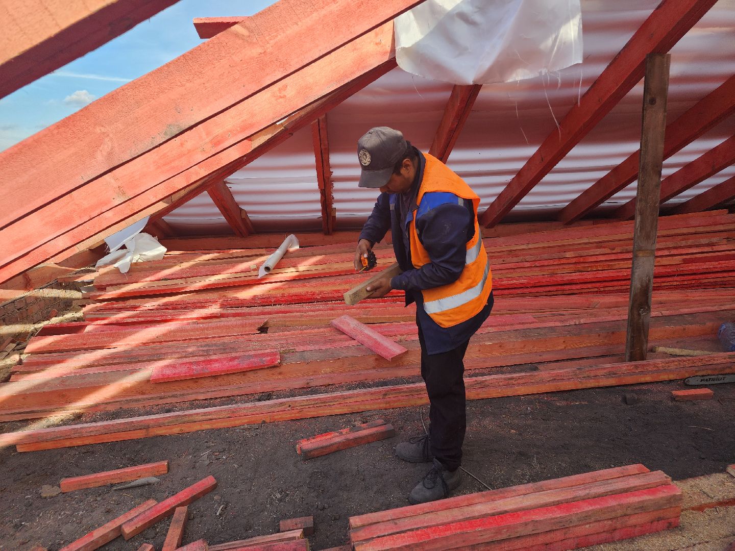 волоколамск, Гряды, капитальный ремонт крыши,