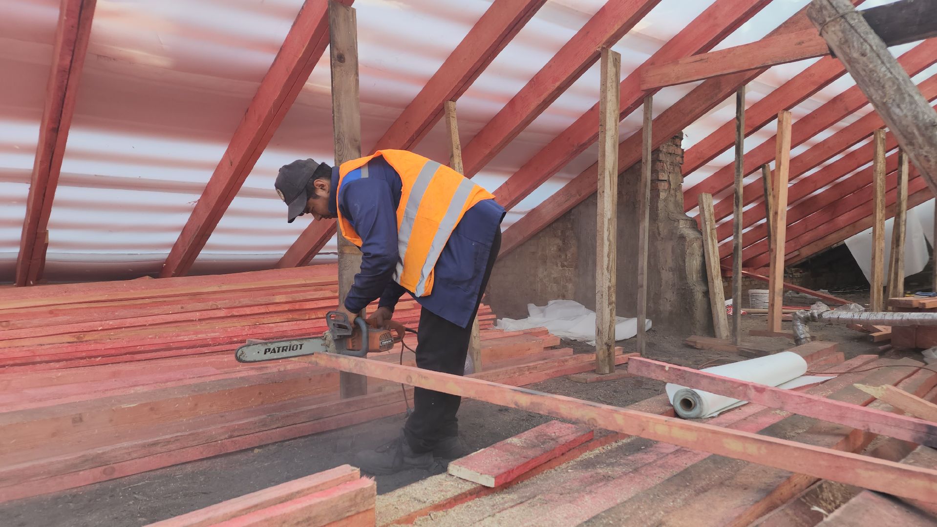 волоколамск, Гряды, капитальный ремонт крыши,