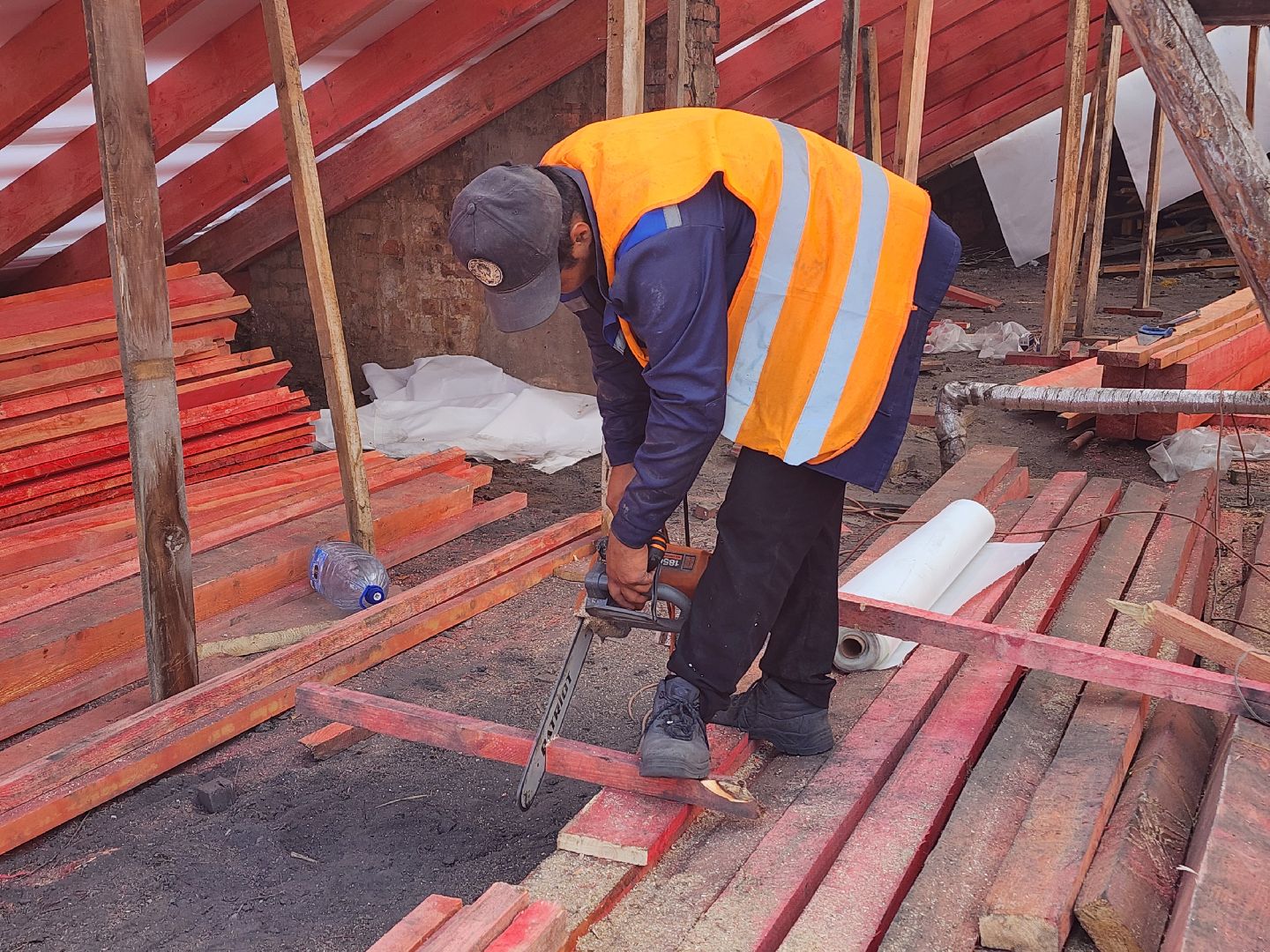 волоколамск, Гряды, капитальный ремонт крыши,