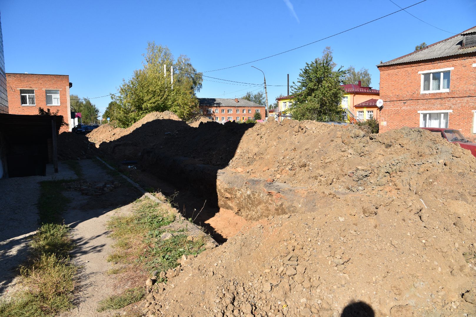 лотошино, новолотошино, жкх, замена теплотрассы, замена труб отопления, теплотрасса,