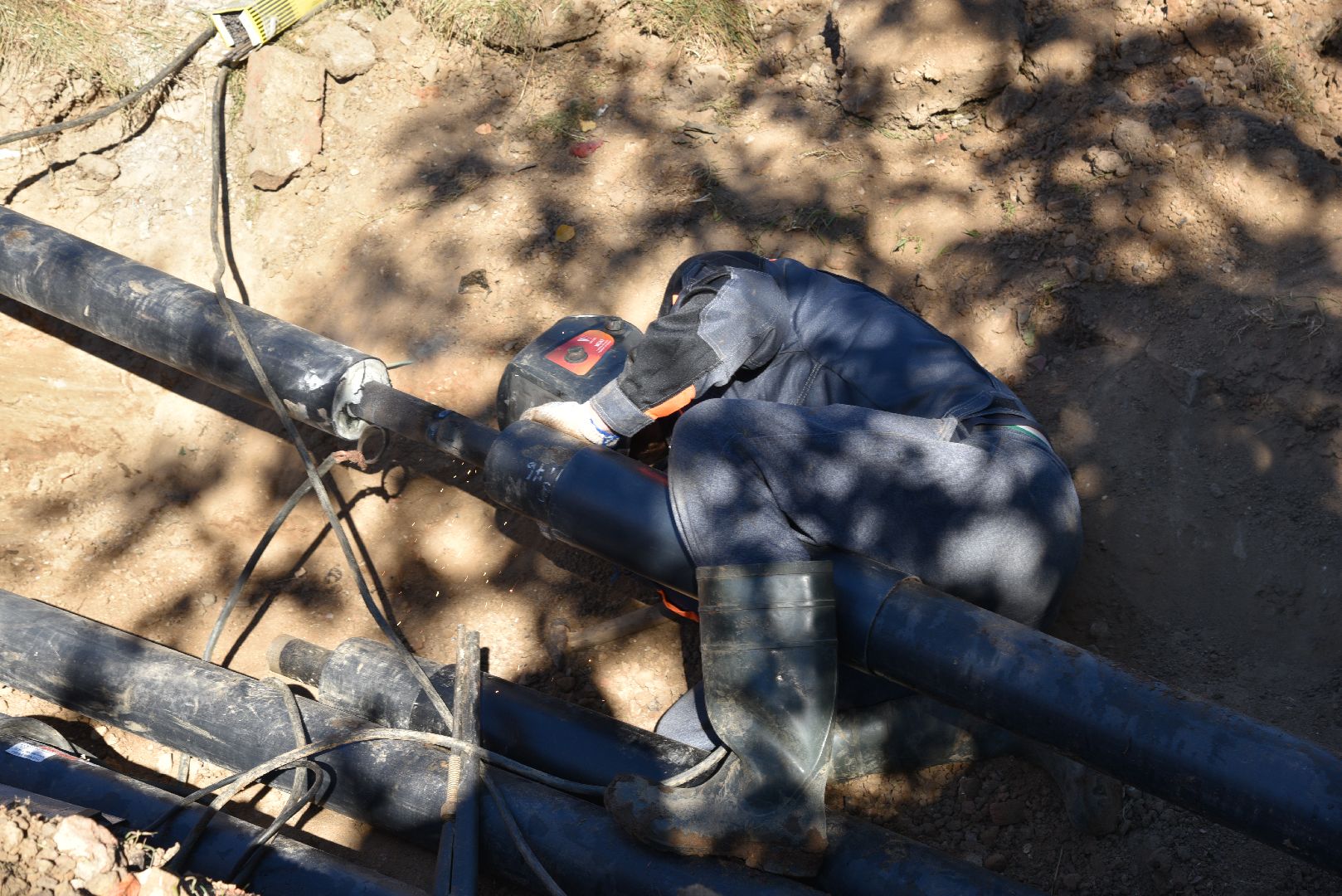 лотошино, новолотошино, жкх, замена теплотрассы, замена труб отопления, теплотрасса,