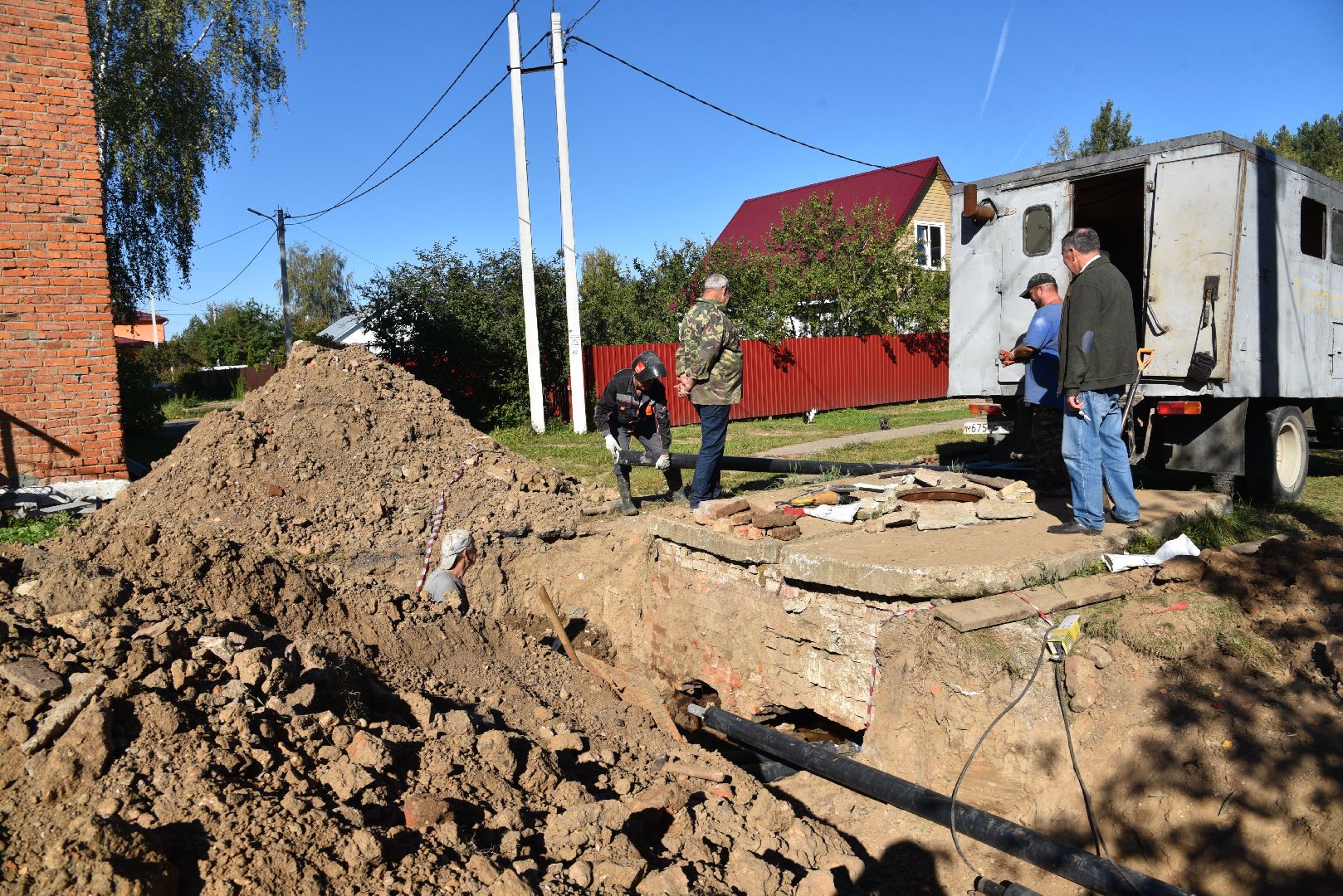 лотошино, новолотошино, жкх, замена теплотрассы, замена труб отопления, теплотрасса,