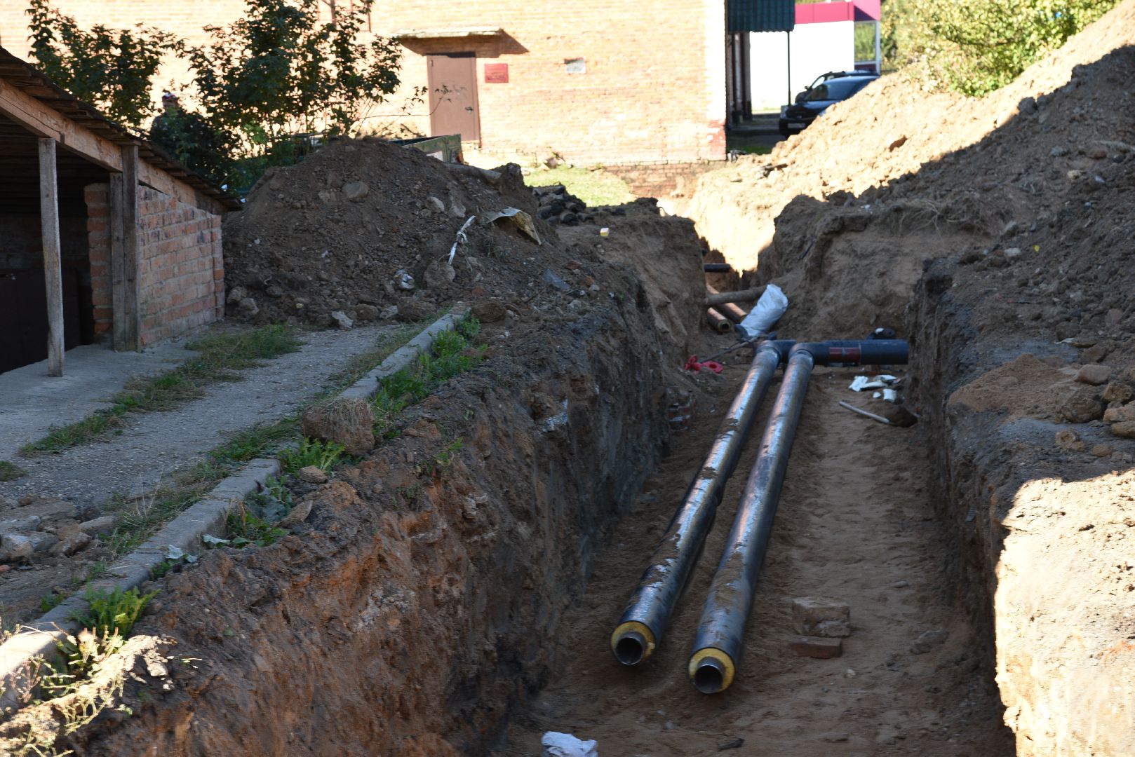 лотошино, новолотошино, жкх, замена теплотрассы, замена труб отопления, теплотрасса,