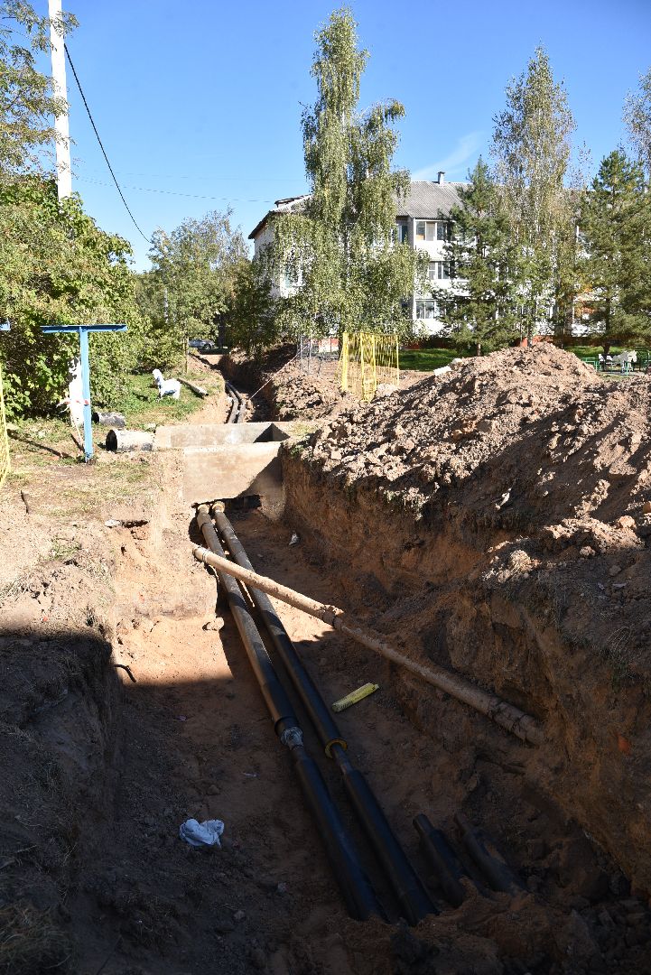лотошино, новолотошино, жкх, замена теплотрассы, замена труб отопления, теплотрасса,
