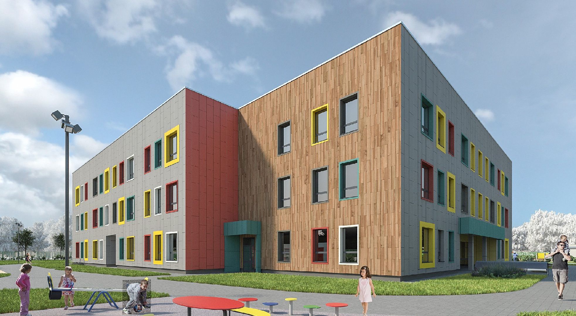 детский сад, строительство, спортивный зал, психолог, пищеблок, ясли,