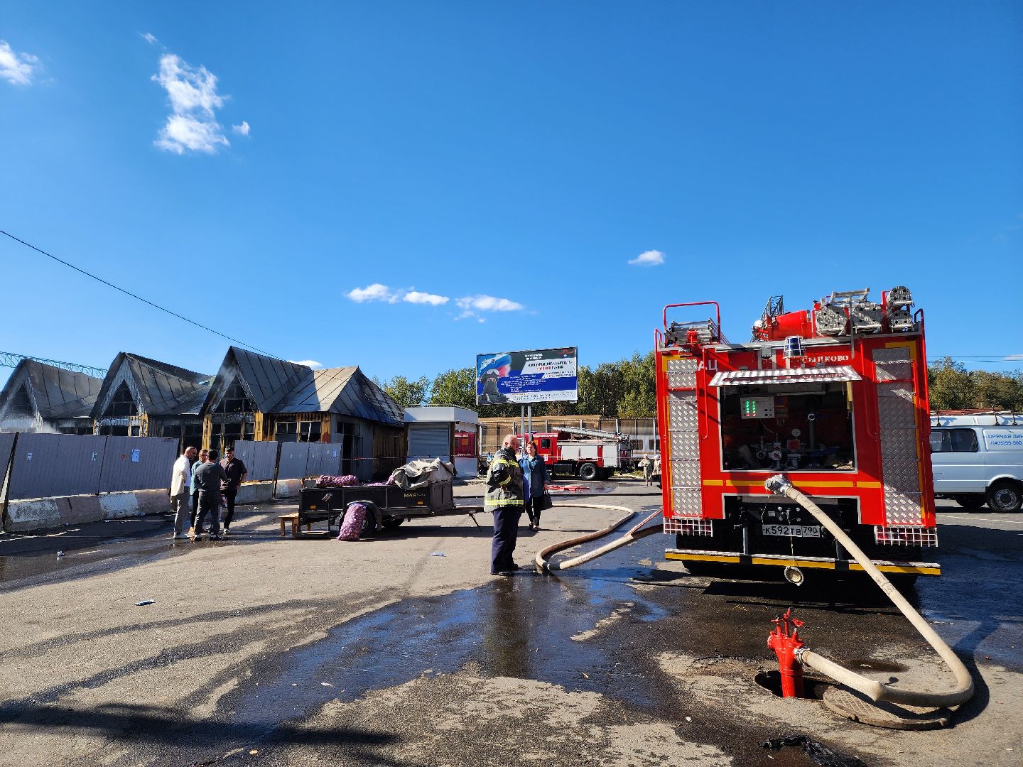 Подольск, Пожар, Львовка, Торговые ряды,