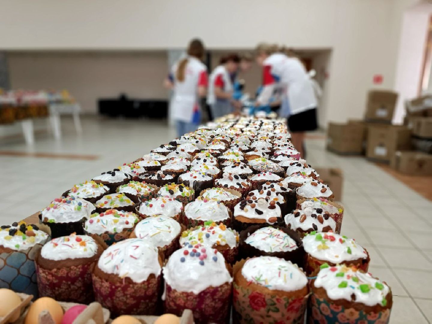 Можайск, Можайский го, Подмосковье, куличи, СВО, военнослужащие, Пасха, православный праздник