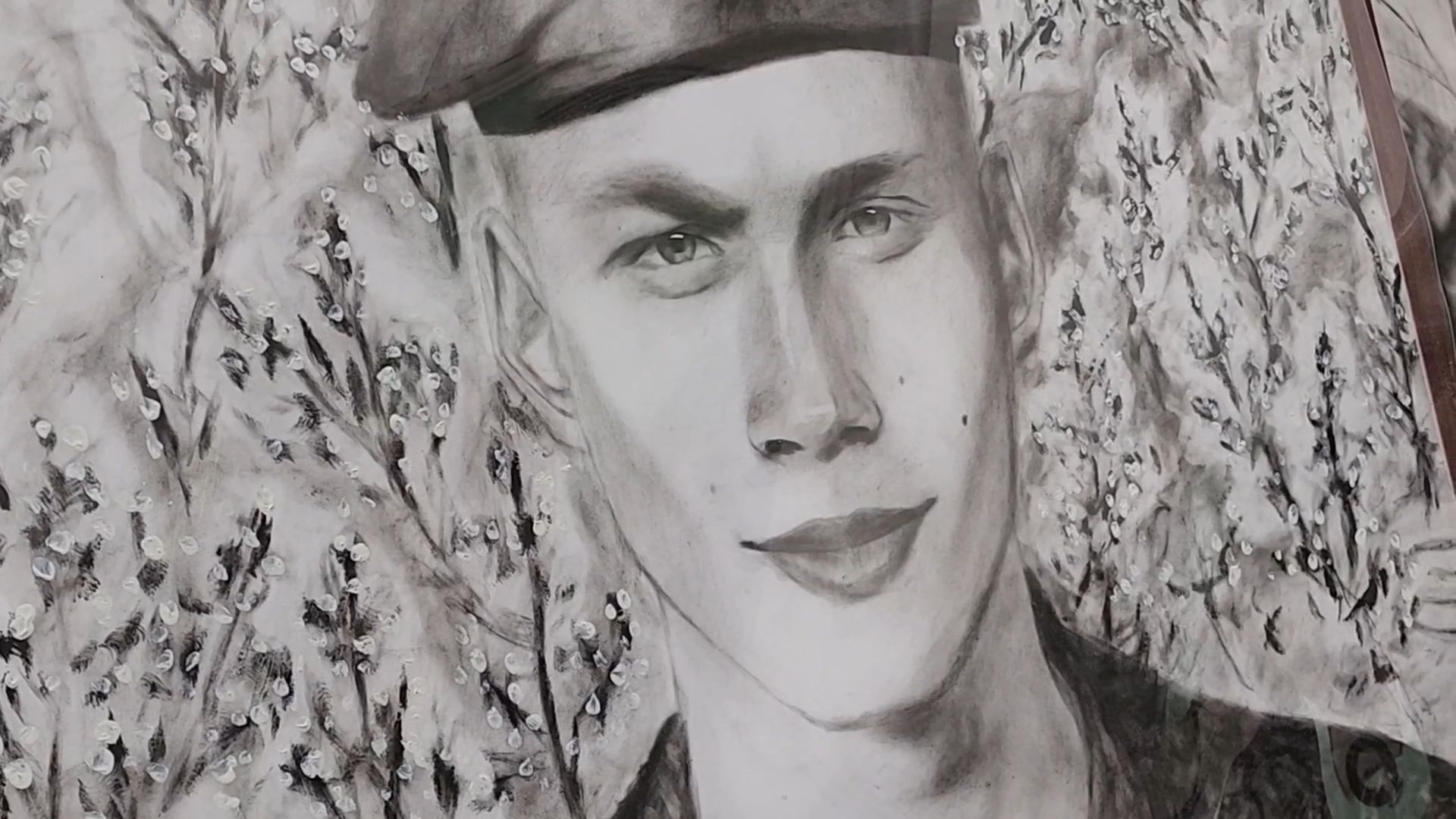 Бронницы, Гимназия имени Пушкина, Портреты участников СВО, Выставка портретов участников СВО, Уголь земли русской,