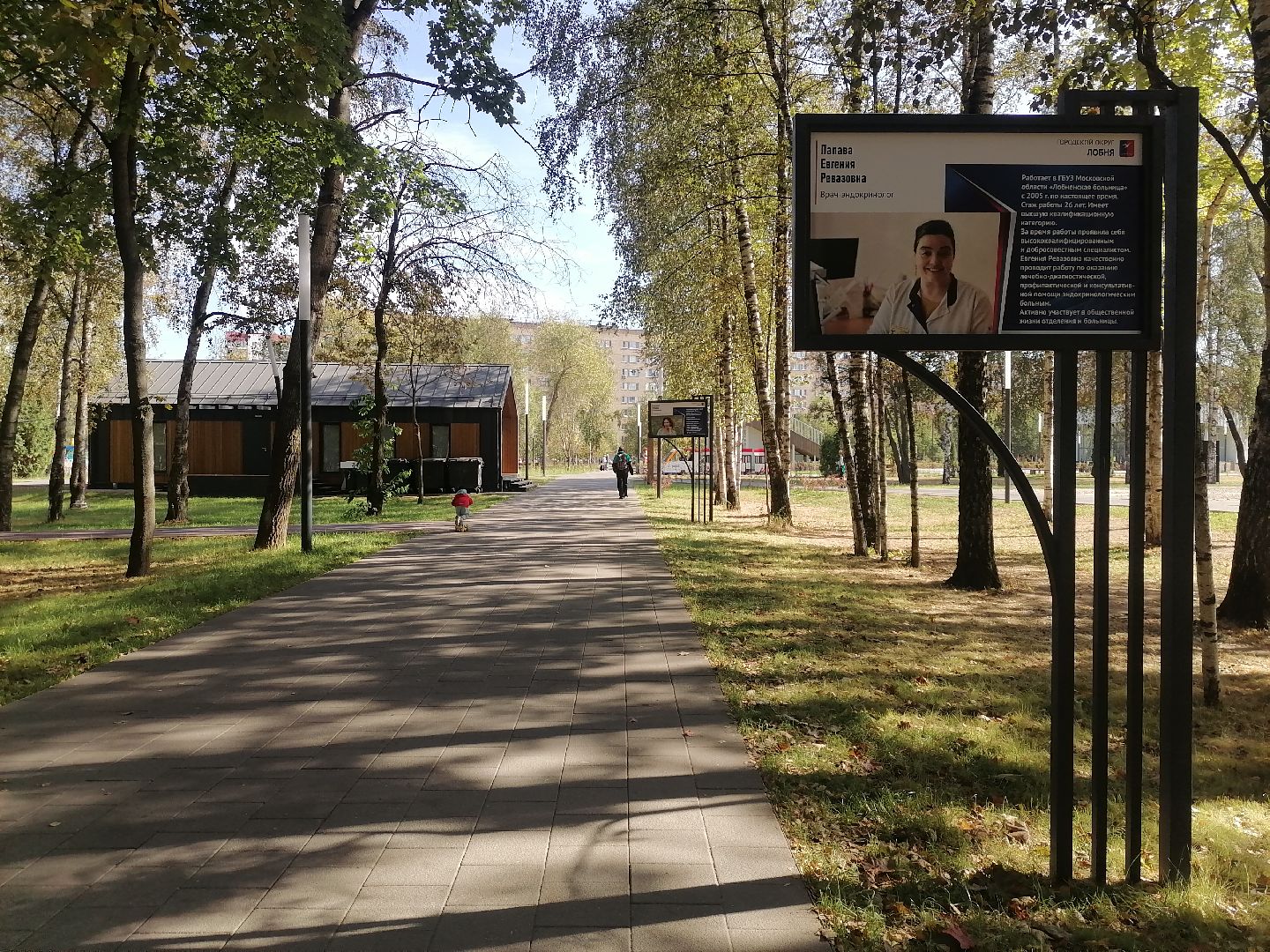 аллея славы, Лобня, благоустройство,