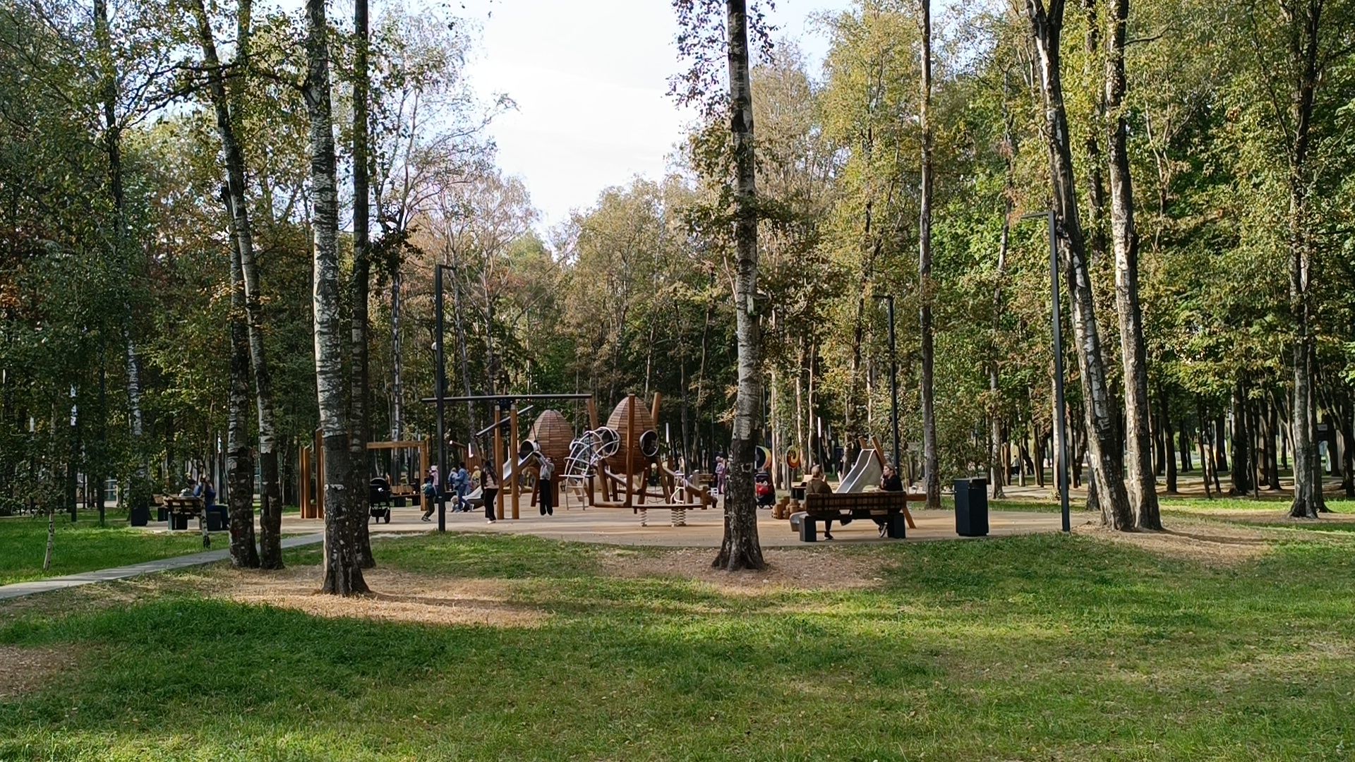 кафе, лобня, парк,