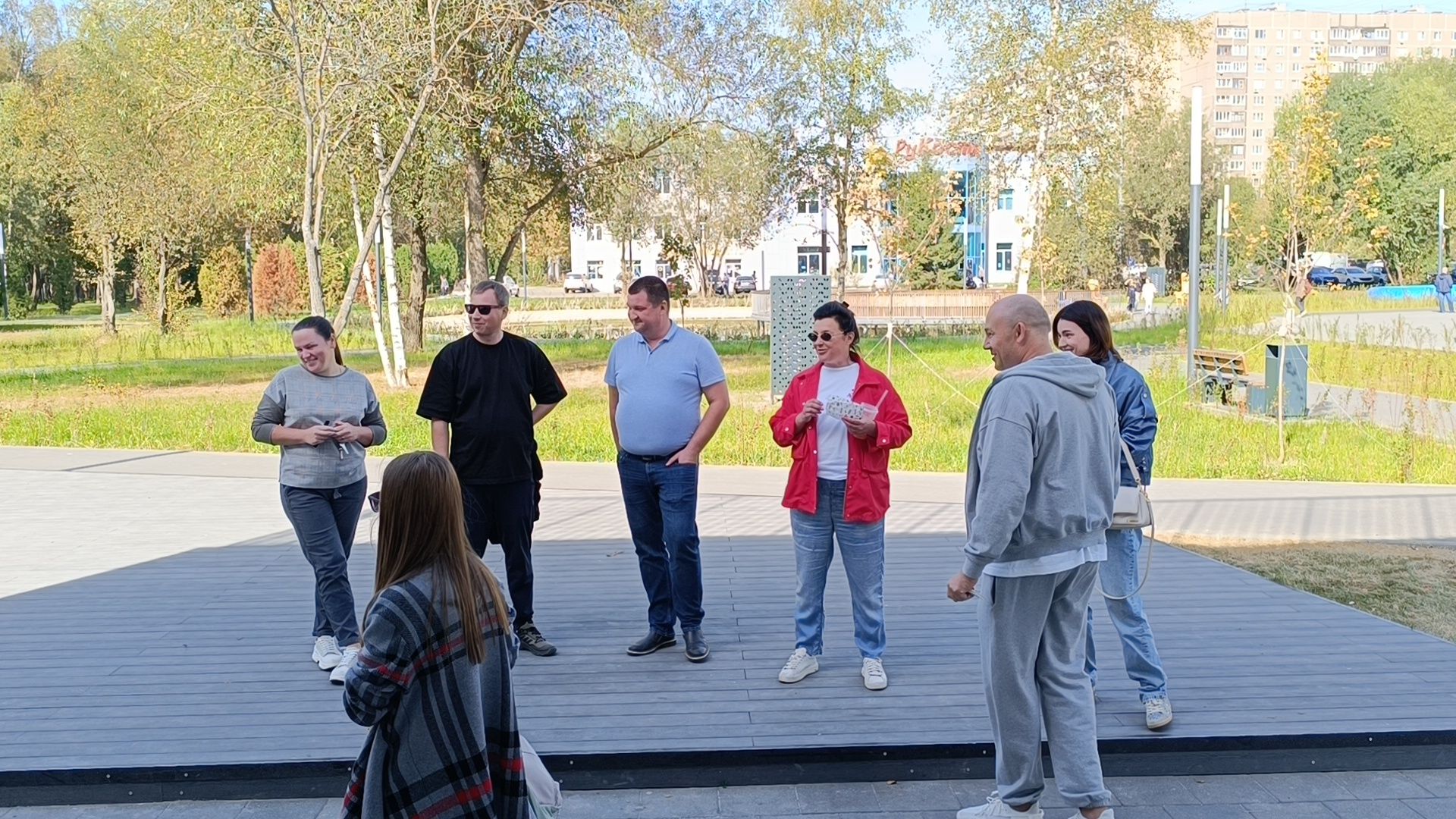 кафе, лобня, парк,