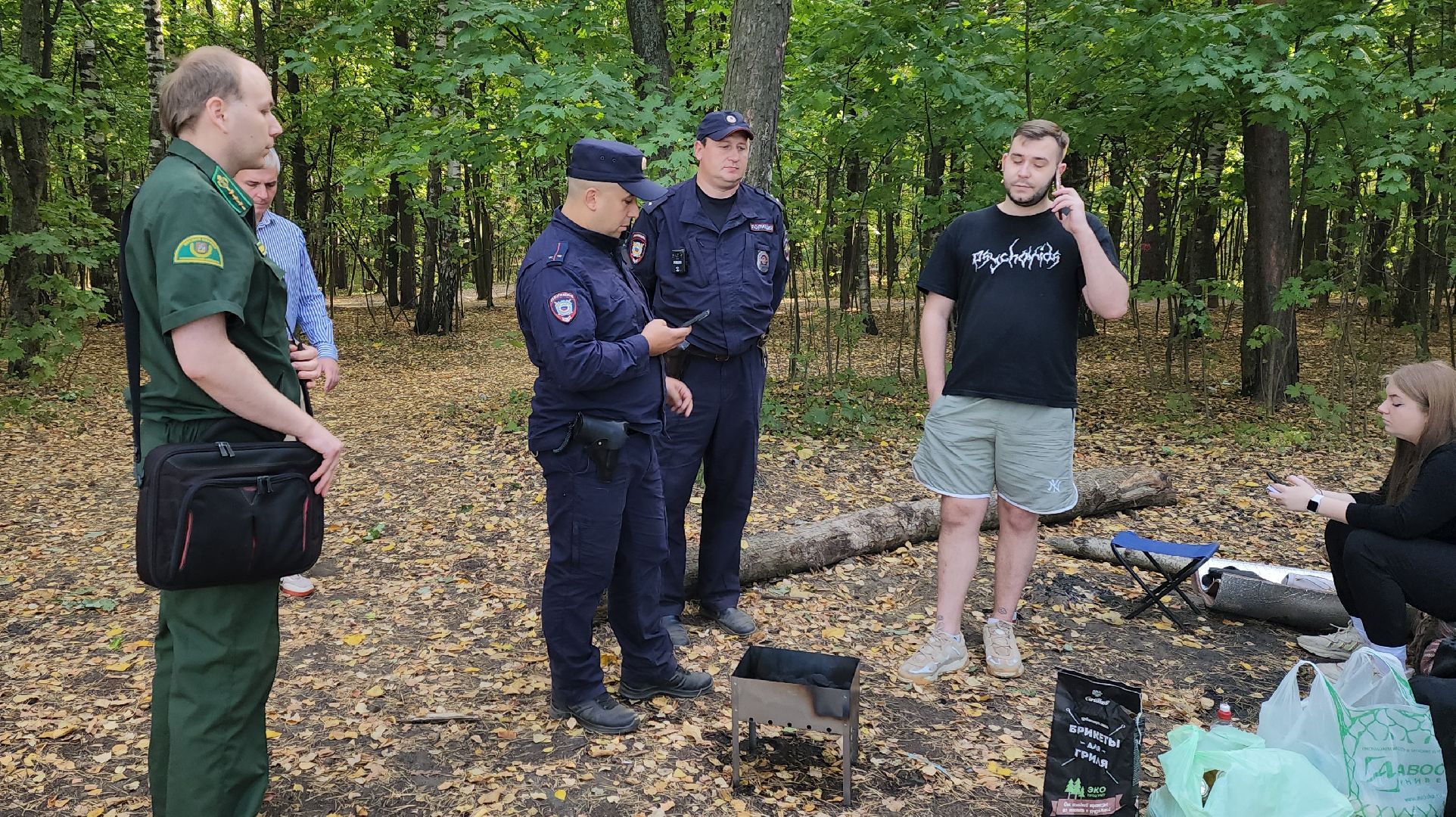 противопожарная безопасность, особый противопожарный режим, государственная лесная инспекция, подольское лесничество, рейд,