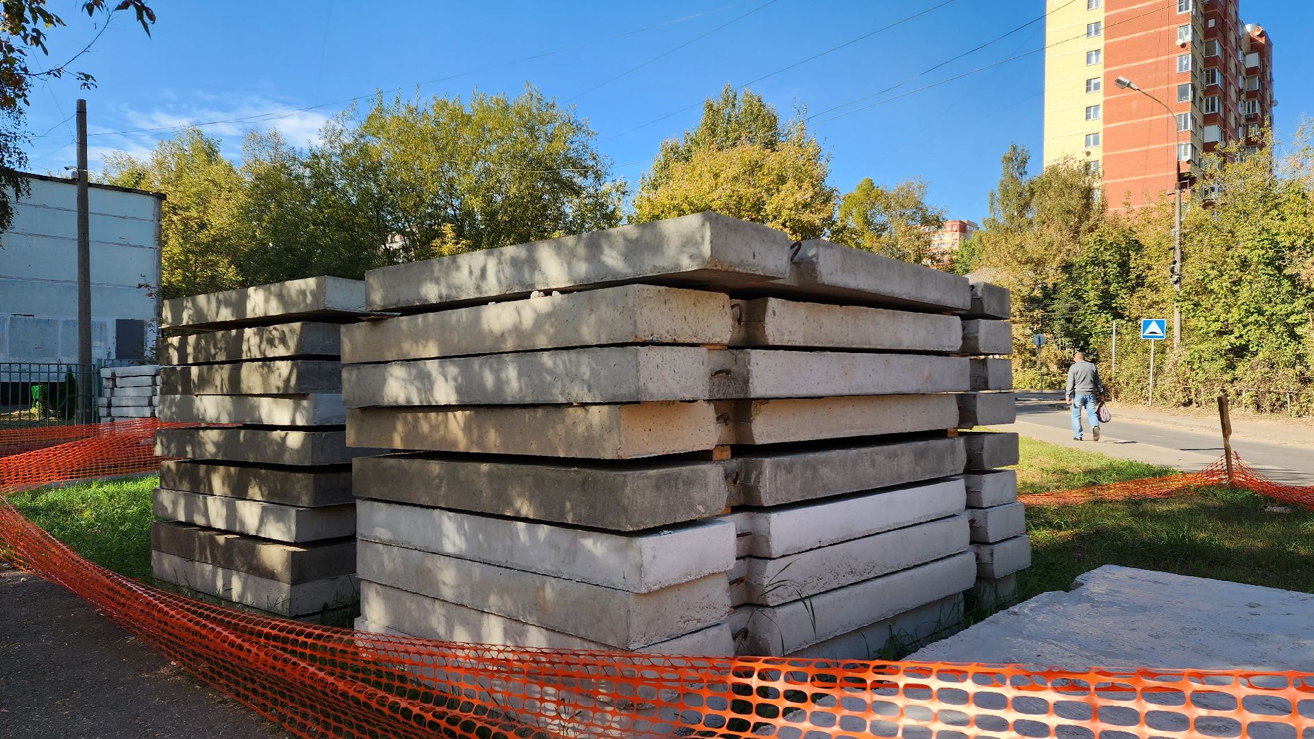 Теплосеть, Лобня, Прокладка труб,