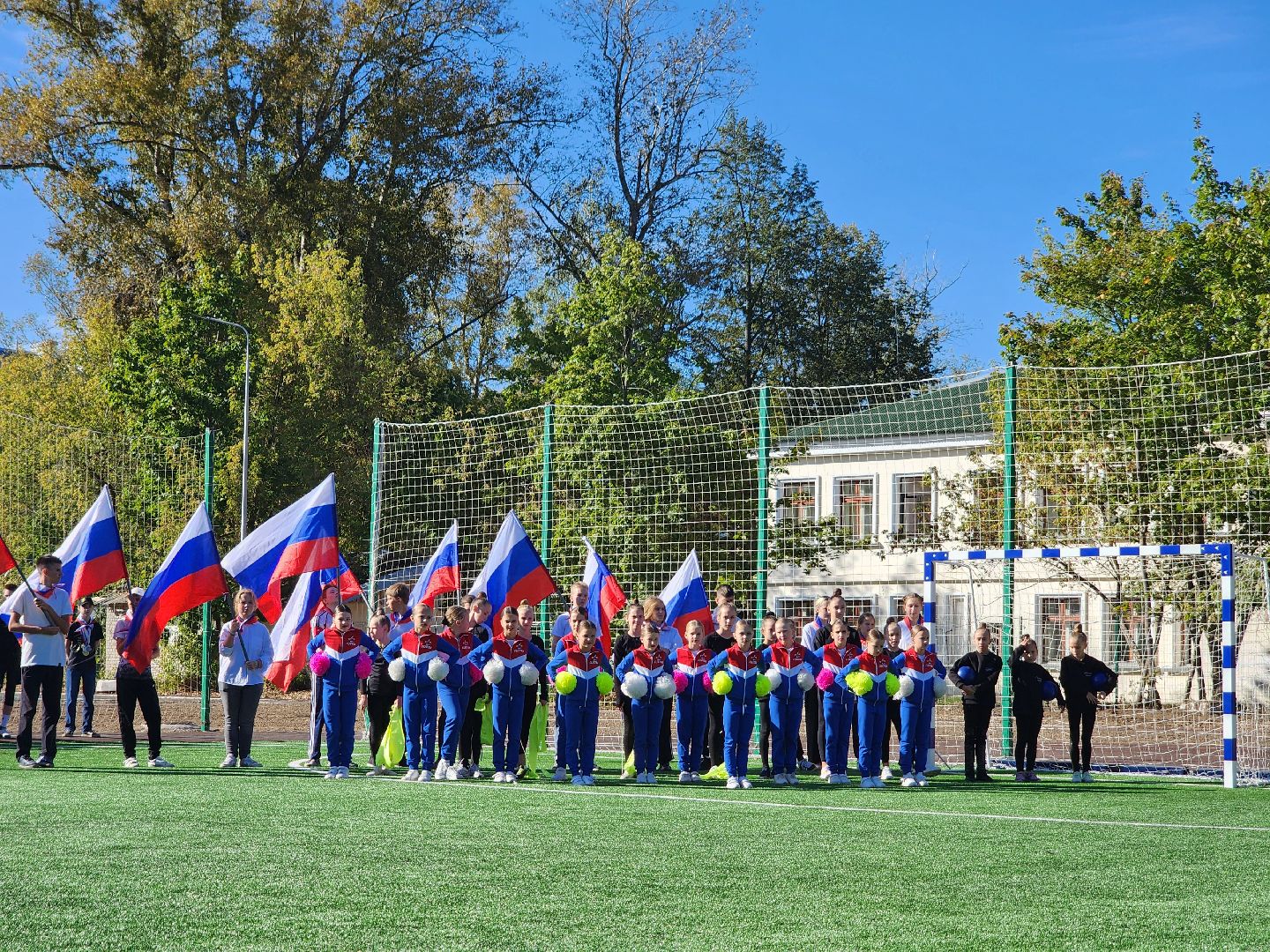 Дубна, Открытый стадион, Школа 1, Спорт, Спортсмены, Школьники,