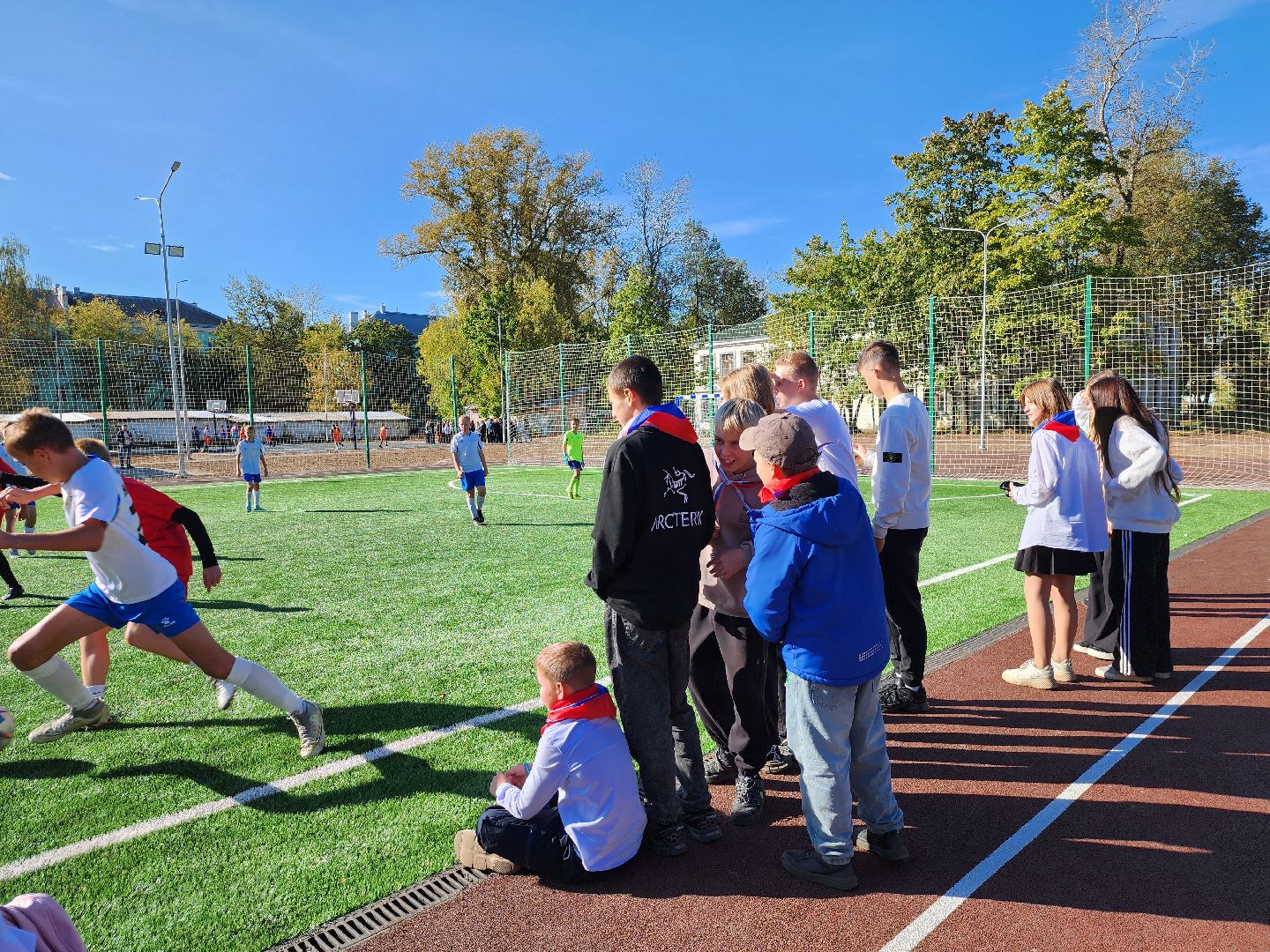 Дубна, Открытый стадион, Школа 1, Спорт, Спортсмены, Школьники,