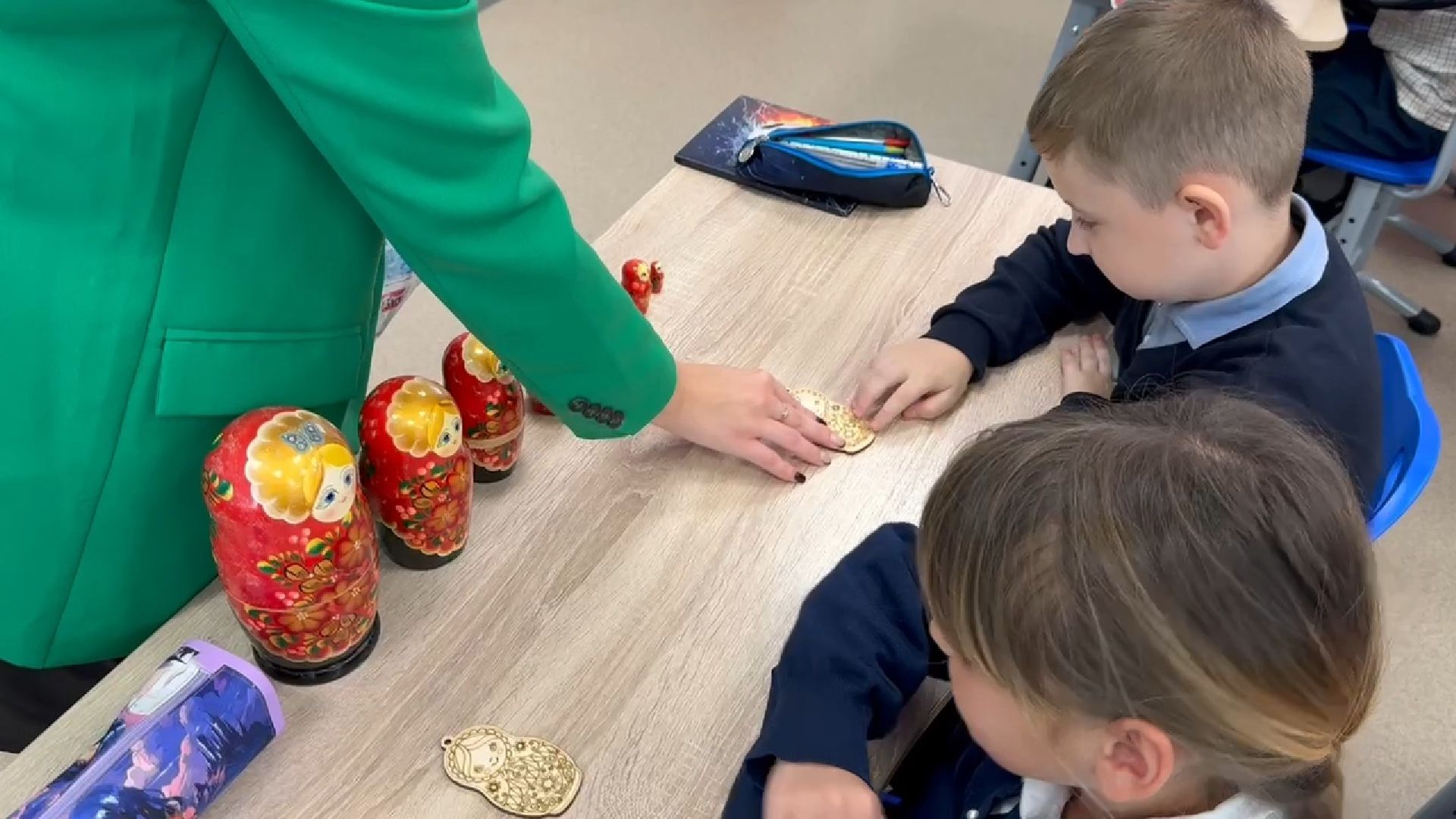 ногинск, сдк молзино, жители, общество, дети, школа, матрешка, мастер класс,