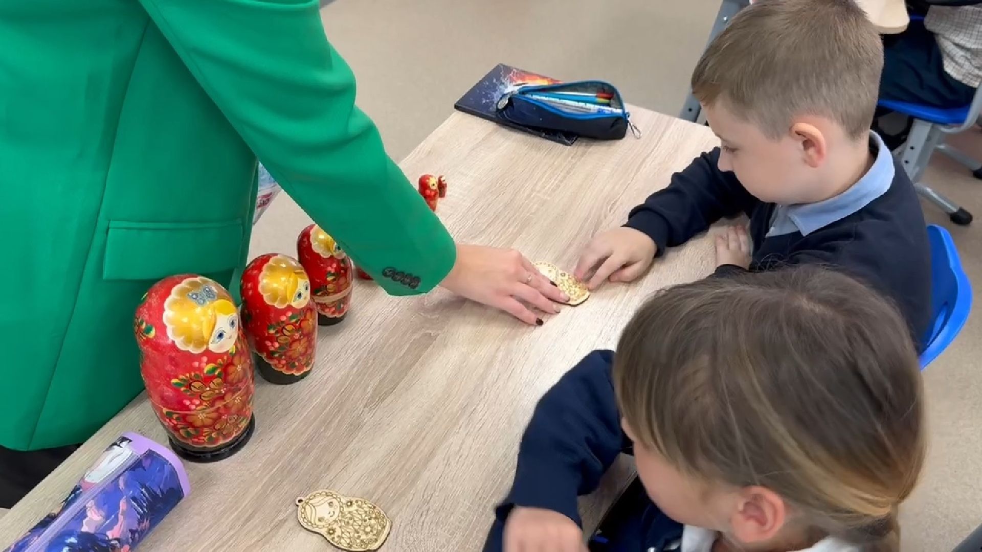 ногинск, сдк молзино, жители, общество, дети, школа, матрешка, мастер класс,