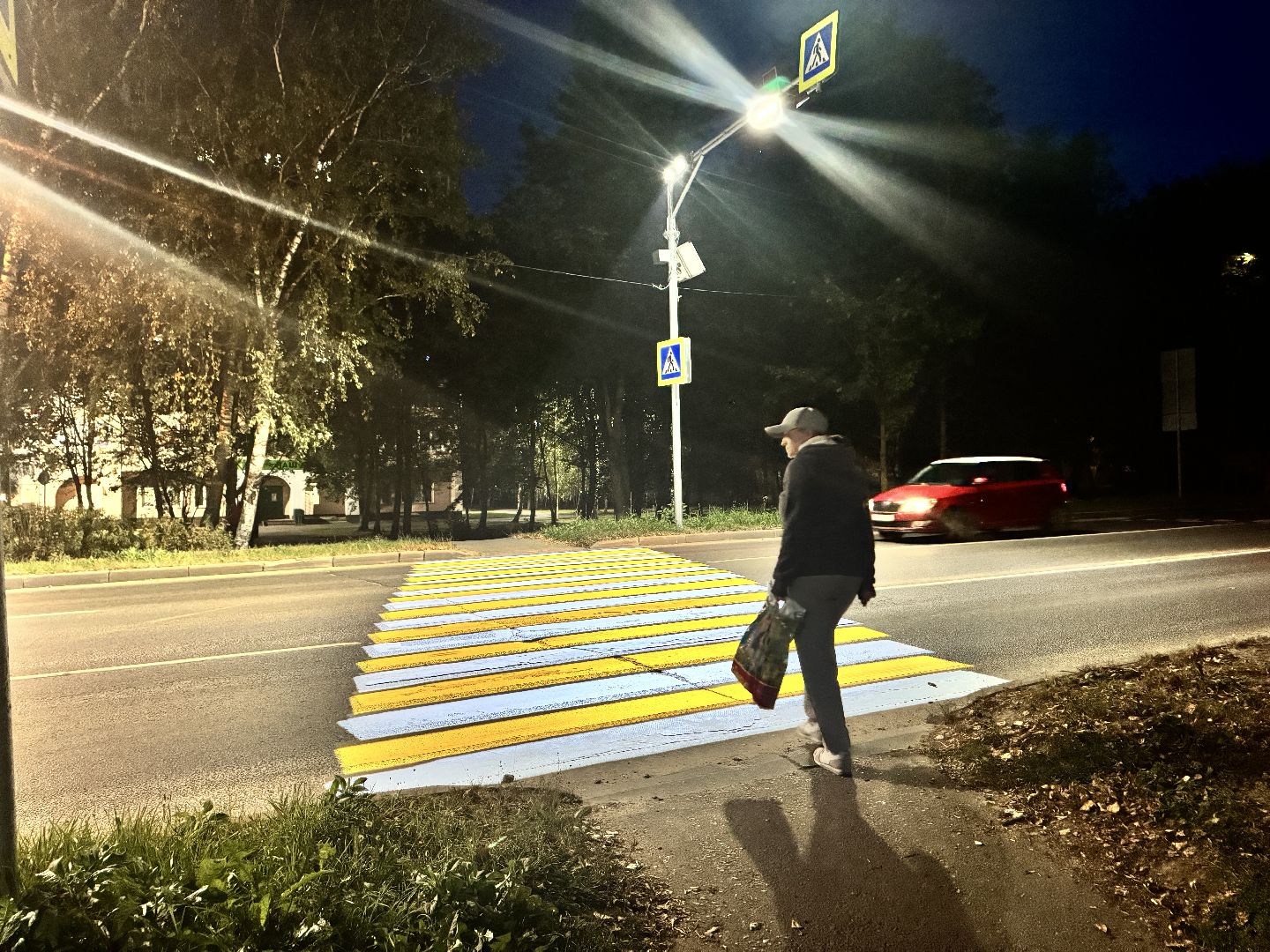 шаховская, проекционный пешеходный переход, дороги,