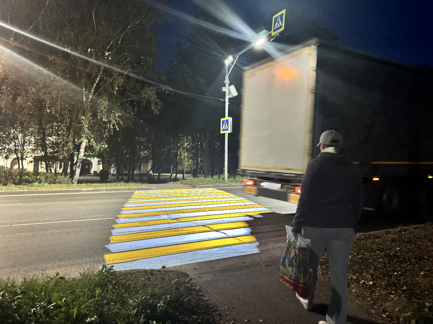 шаховская, проекционный пешеходный переход, дороги,