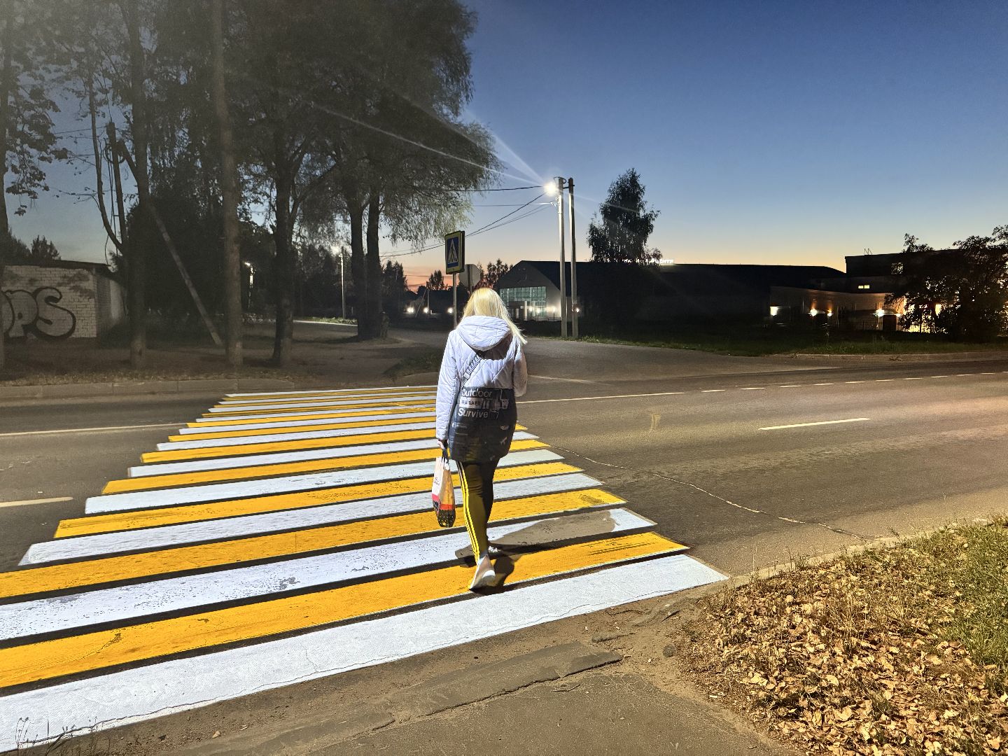 шаховская, проекционный пешеходный переход, дороги,