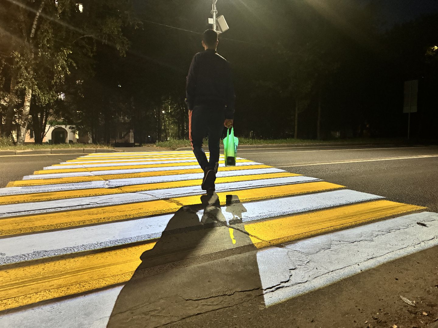 шаховская, проекционный пешеходный переход, дороги,