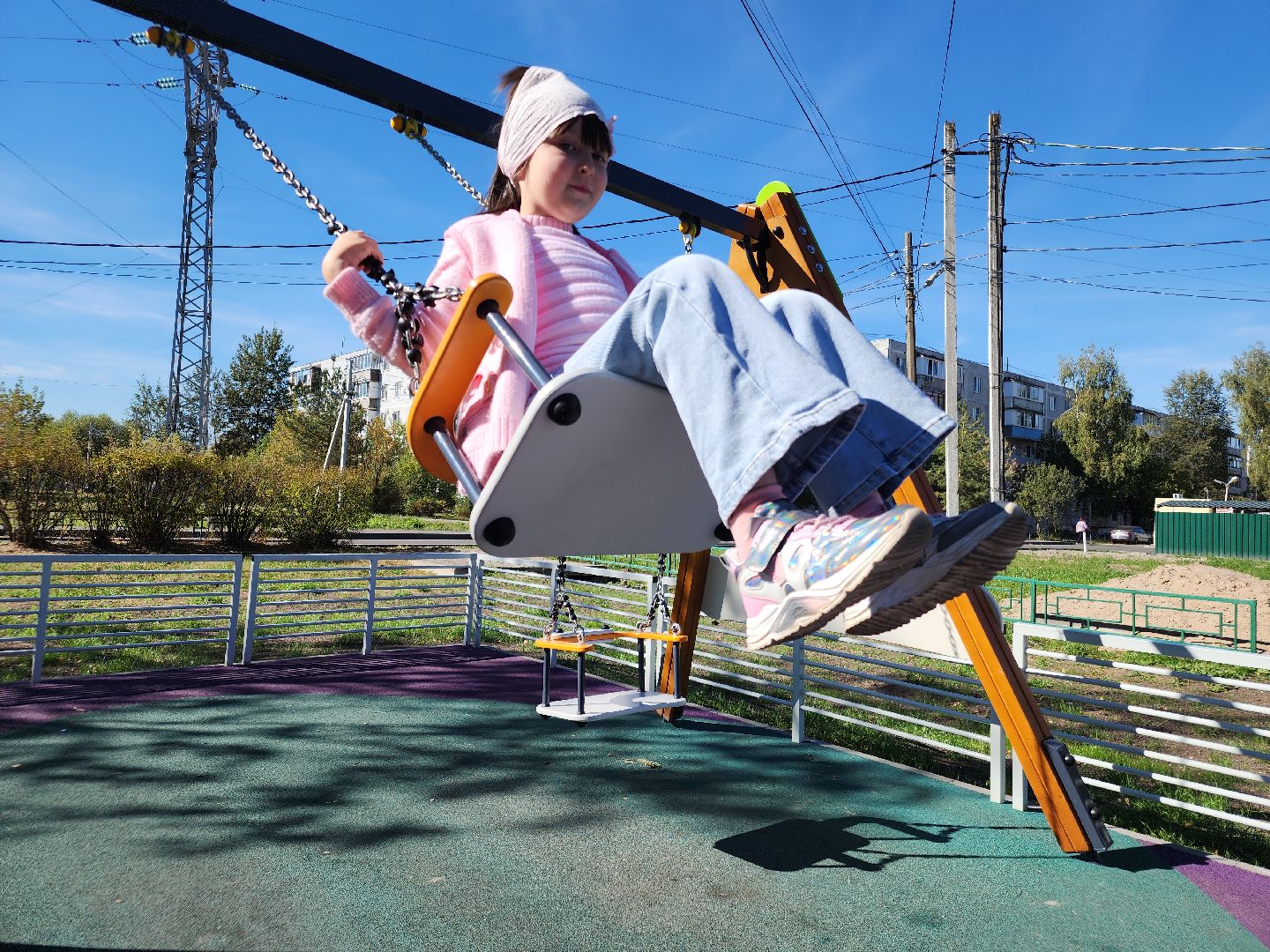 новая детская площадка, давыдово, орехово-зуевский округ, благоустройство 2024,