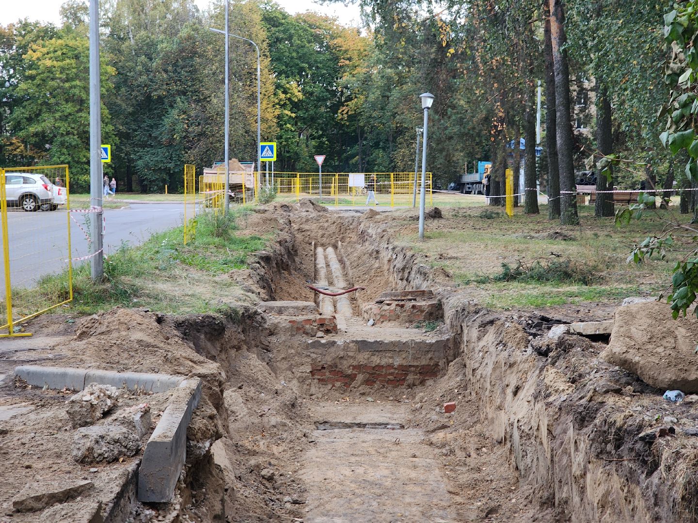Черноголовка, Теплотрасса, ремонт тепловых сетей,