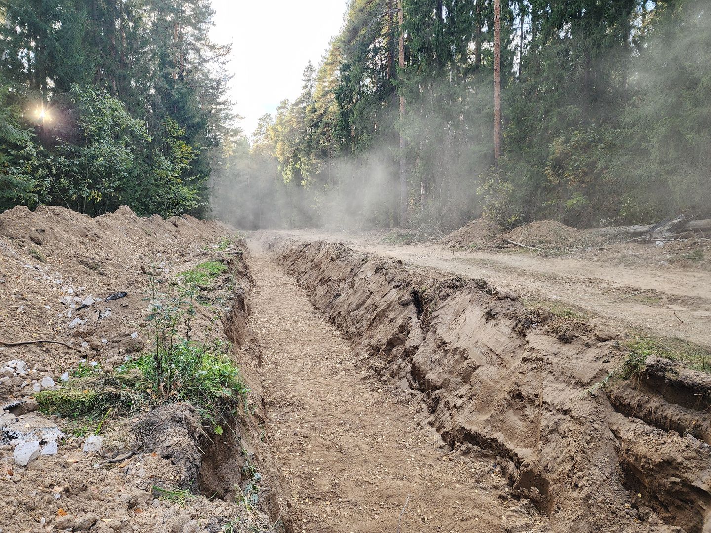 Черноголовка, Теплотрасса, ремонт тепловых сетей,