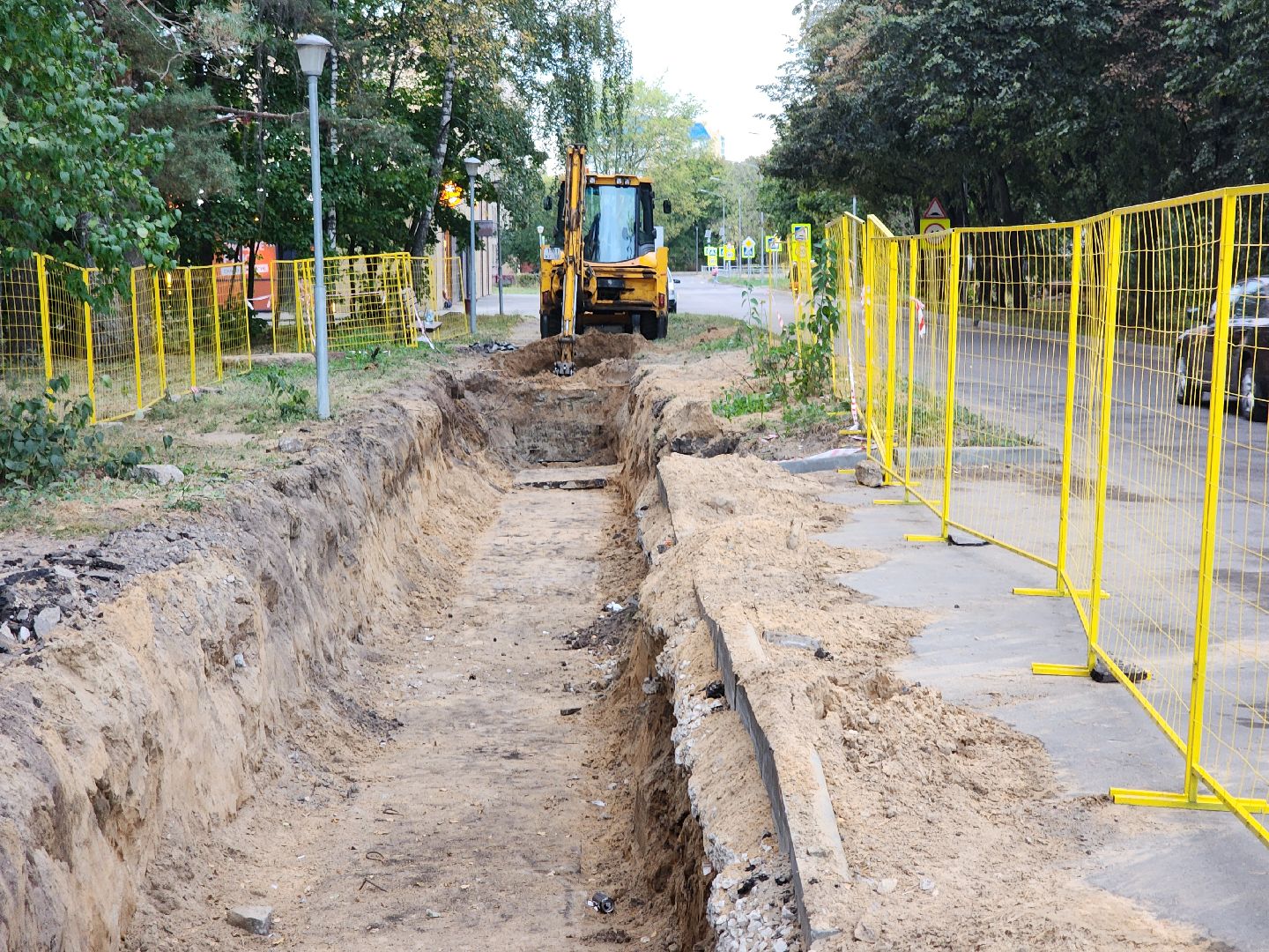 Черноголовка, Теплотрасса, ремонт тепловых сетей,