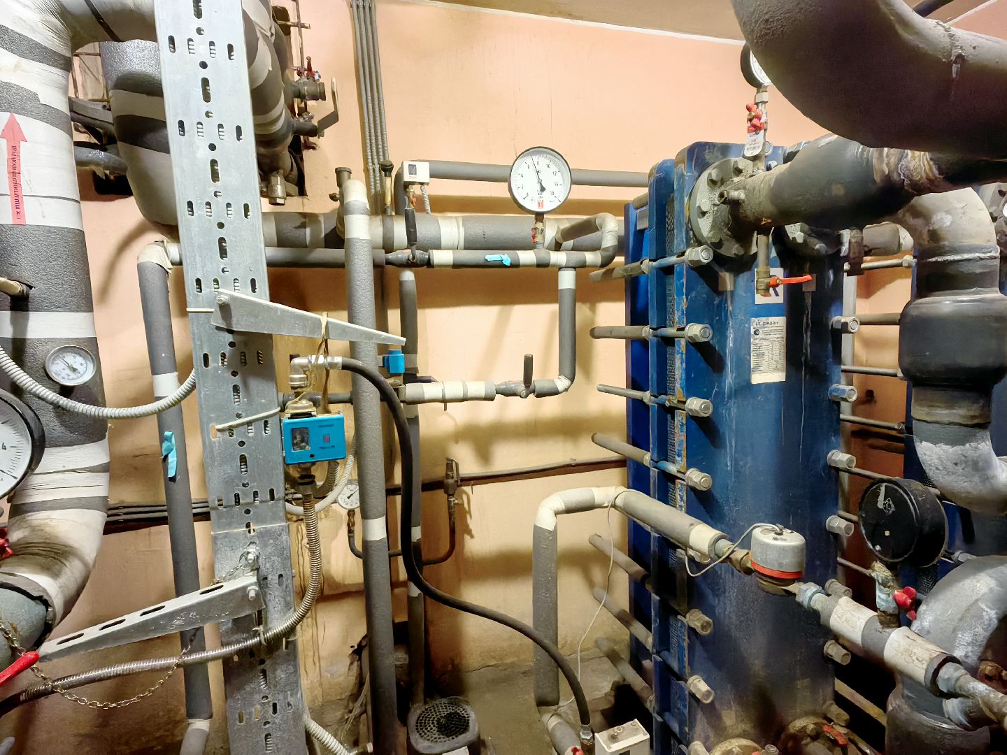 ИТП, трубопрровод, опрессовка, фильтр, УК, тепловая инспекция, пробная топка,