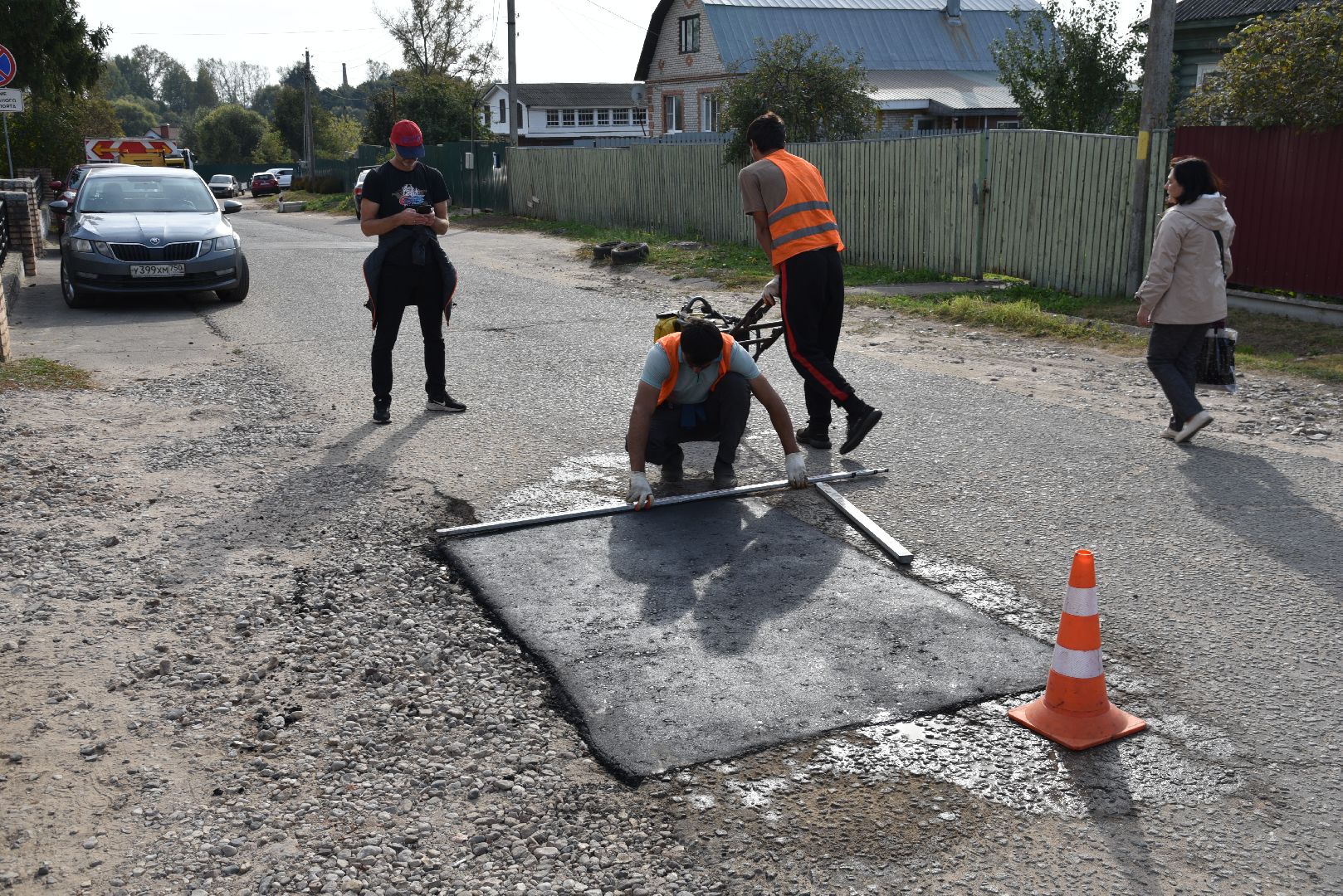 лотошино, ямочный ремонт, дороги, ремонт дорог, ямочный ремонт дорог,