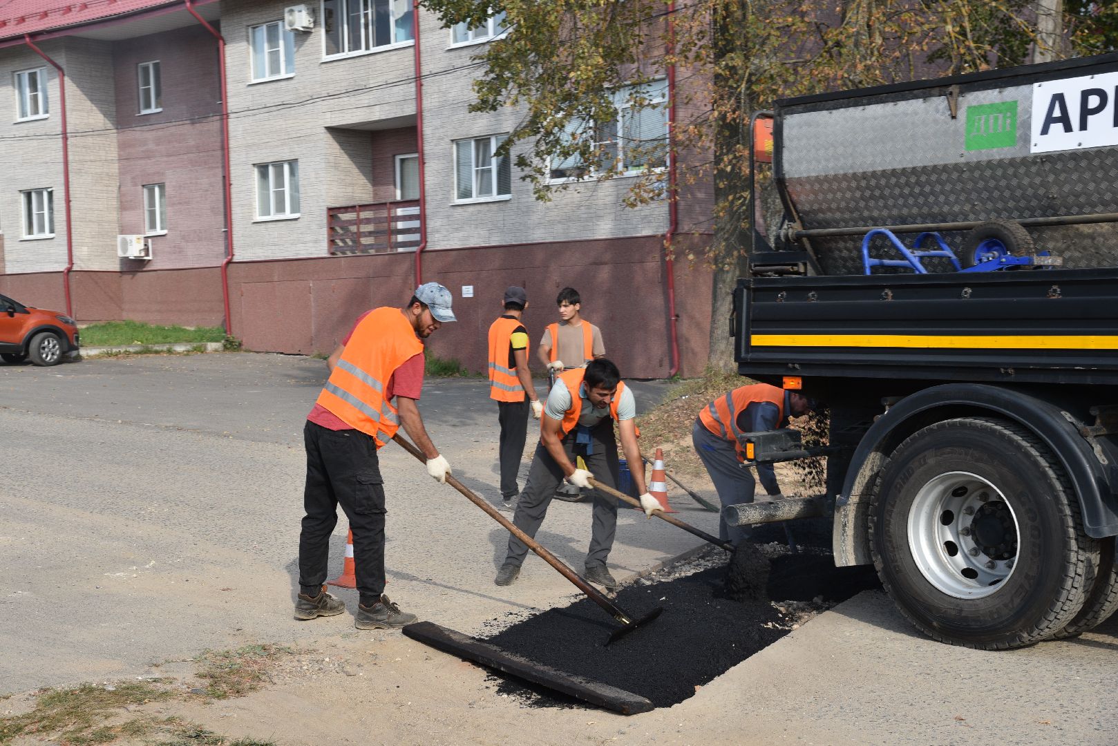 лотошино, ямочный ремонт, дороги, ремонт дорог, ямочный ремонт дорог,