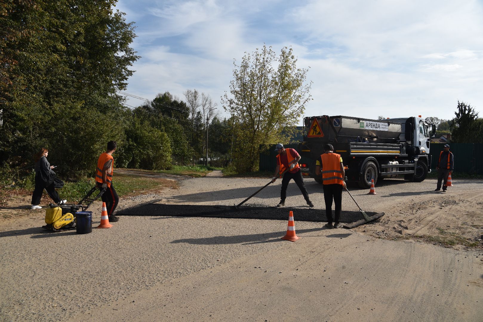 лотошино, ямочный ремонт, дороги, ремонт дорог, ямочный ремонт дорог,