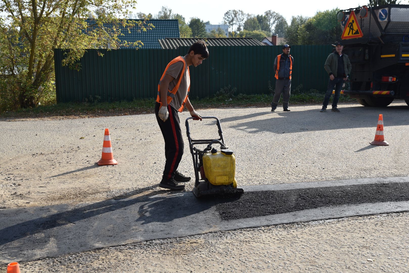 лотошино, ямочный ремонт, дороги, ремонт дорог, ямочный ремонт дорог,