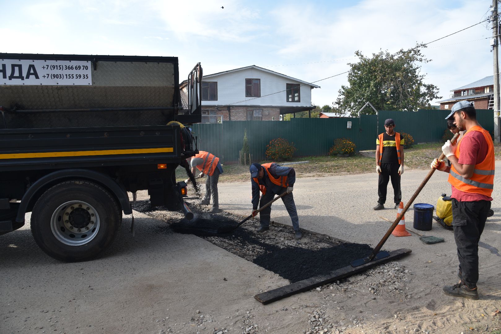 лотошино, ямочный ремонт, дороги, ремонт дорог, ямочный ремонт дорог,