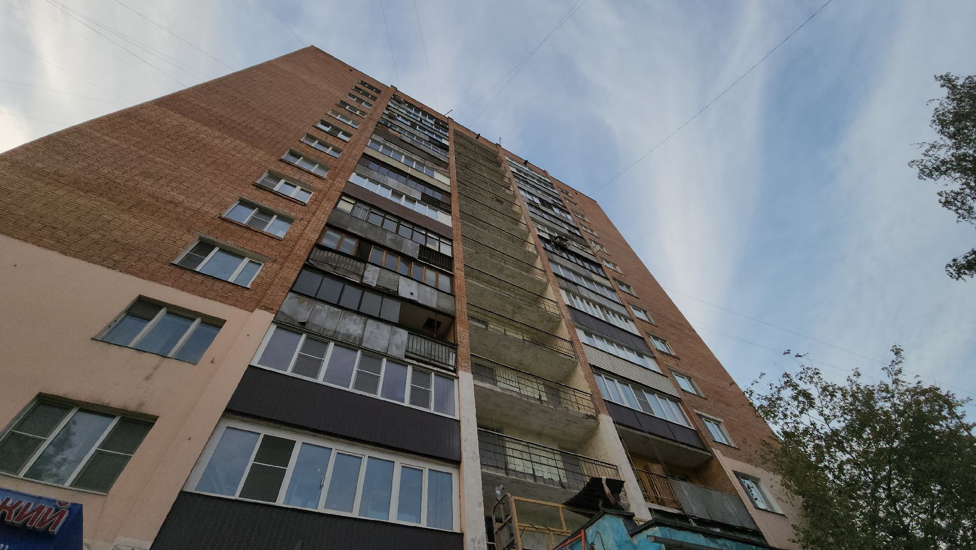 пушкино, капремонт, мкд, мкд старый фонд, ремонт фасада, бригада рабочих,