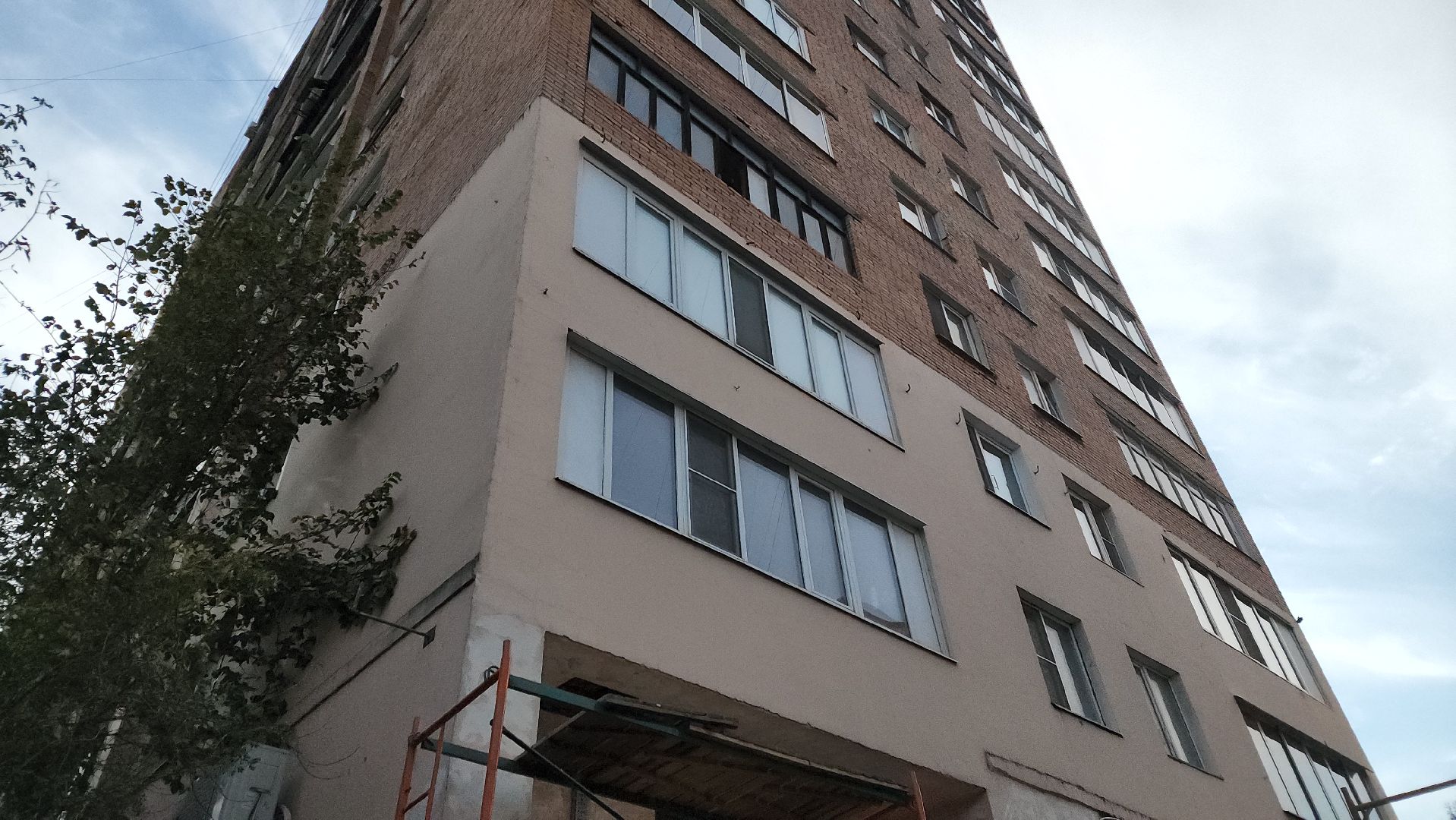 пушкино, капремонт, мкд, мкд старый фонд, ремонт фасада, бригада рабочих,