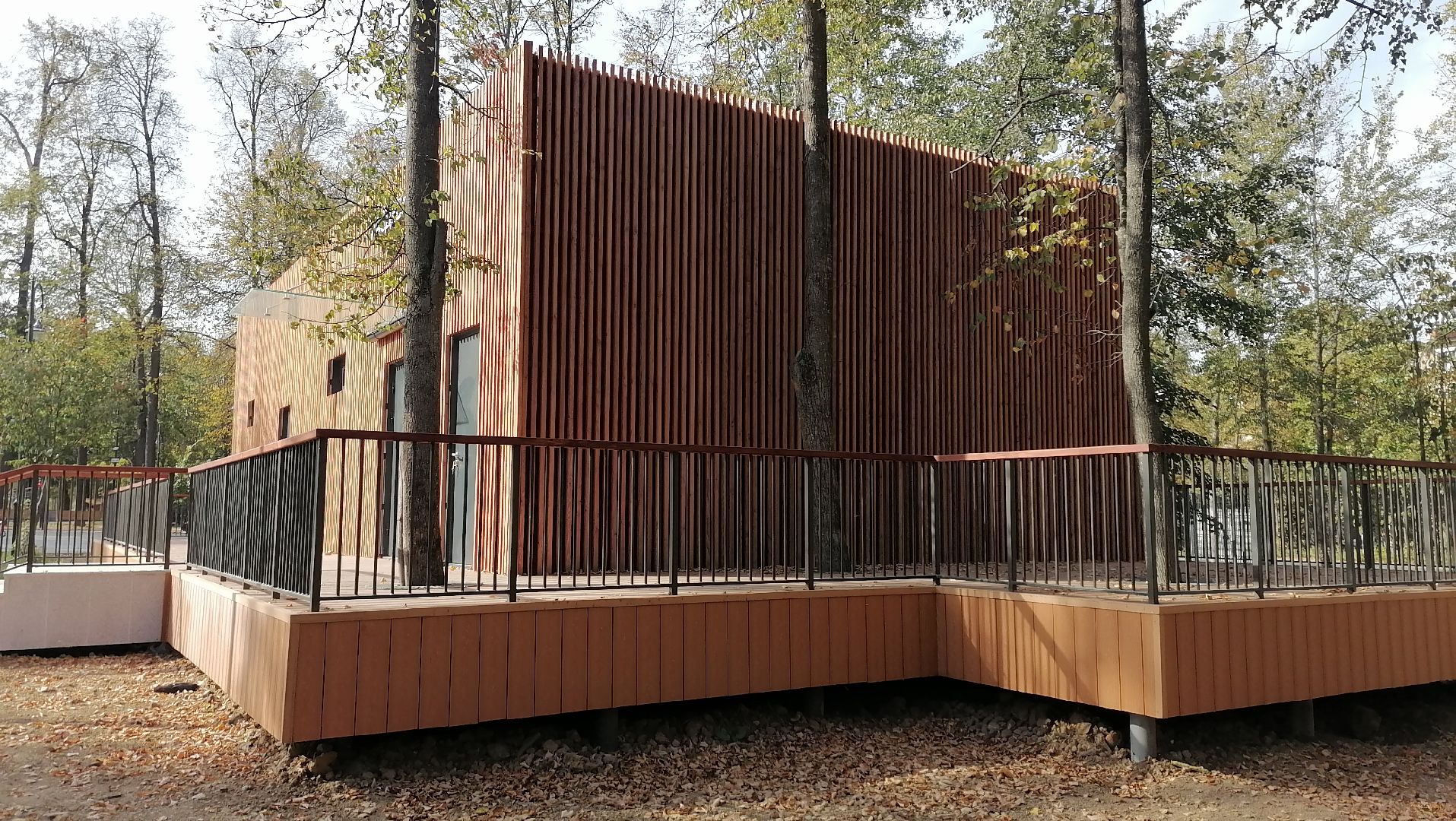 раздевалка, Парк, Парк Киово, Лобня,